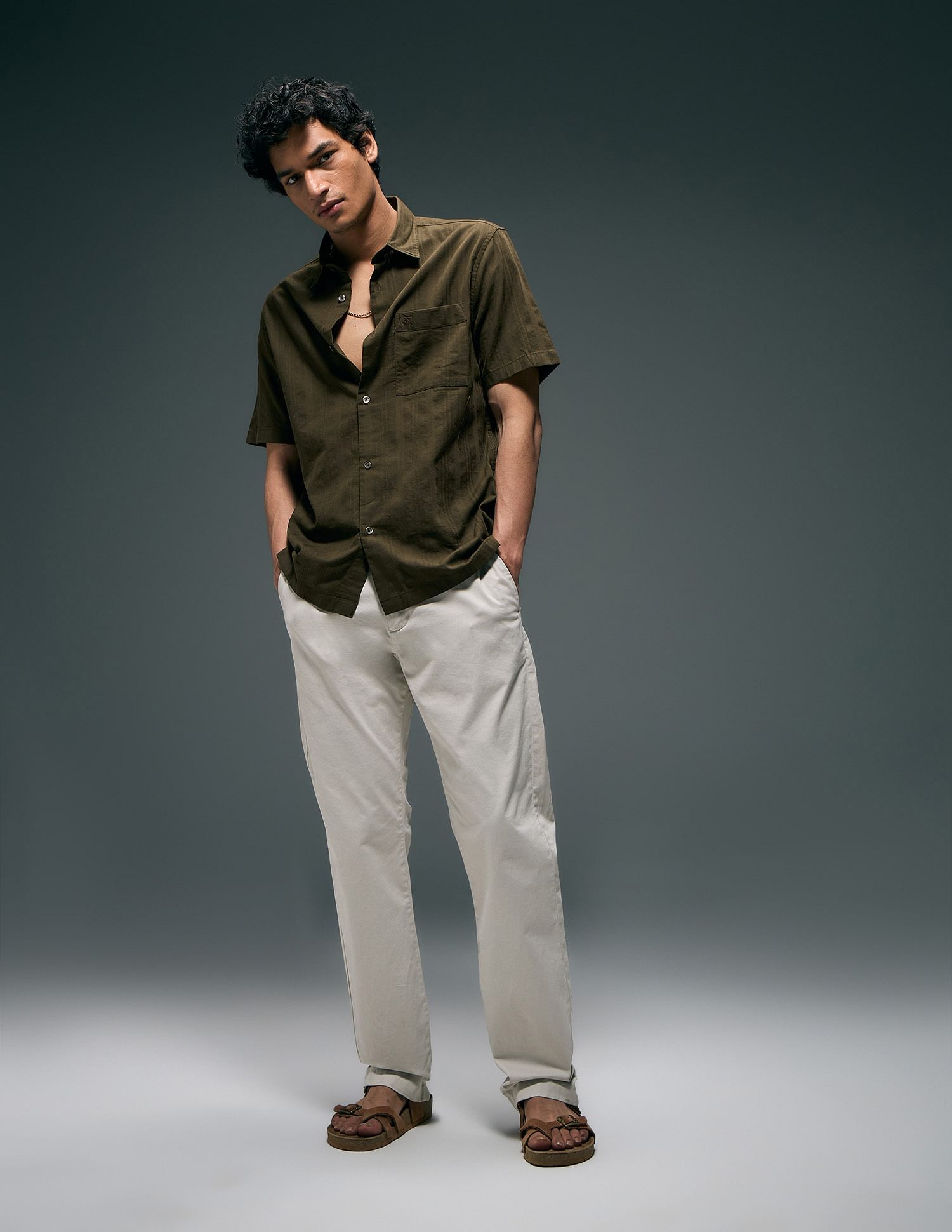 Flying Machine Regular Fit Pure Cotton Shirt