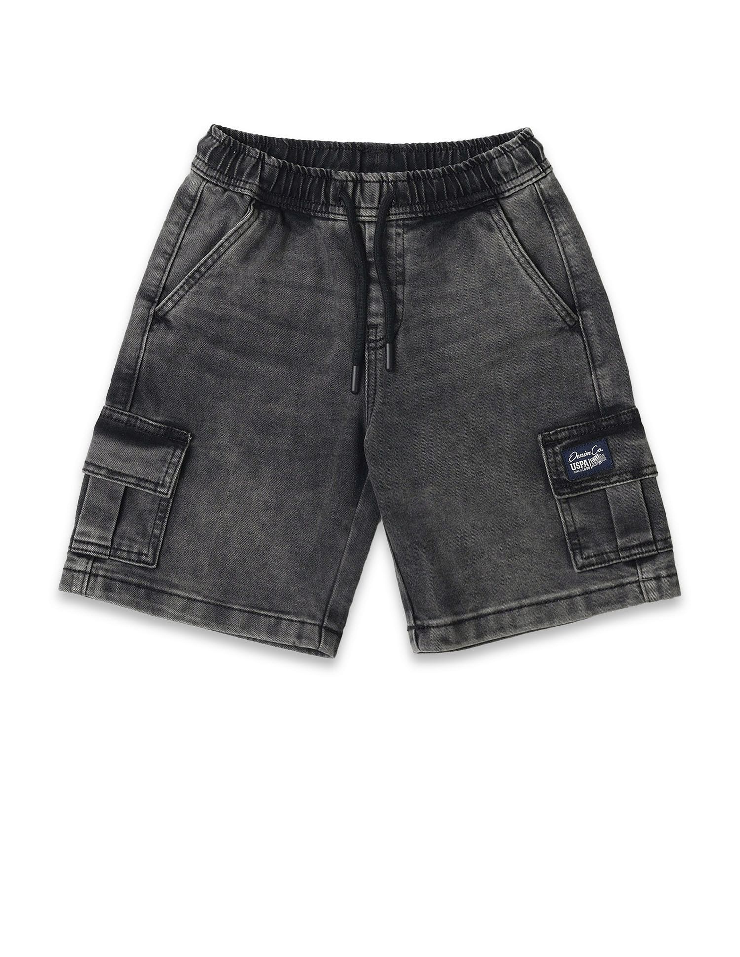 U.S. Polo Assn. Kids Boys Regular Fit Denim Shorts