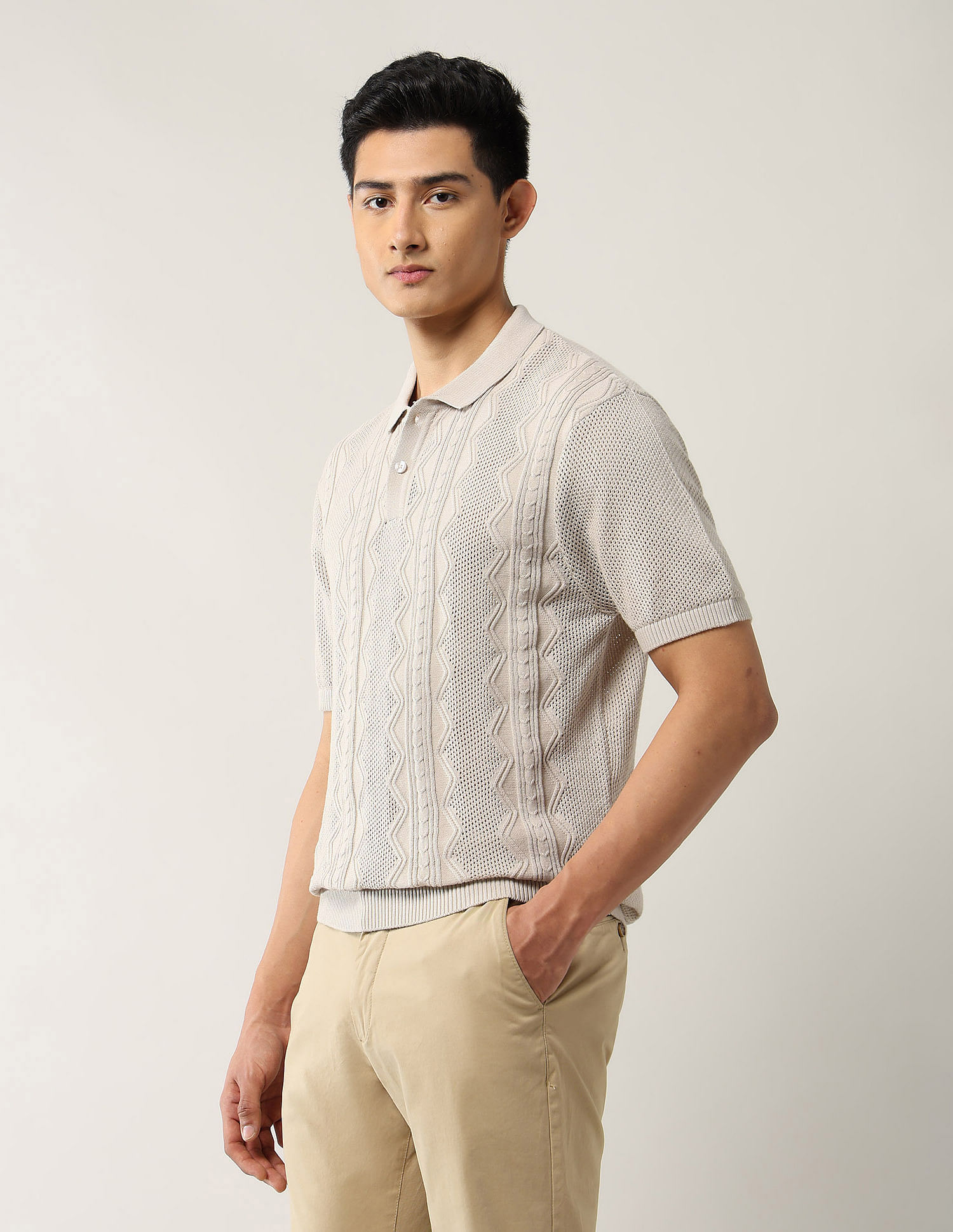 Arrow Newyork Pure Cotton Night Is Young Polo Shirt