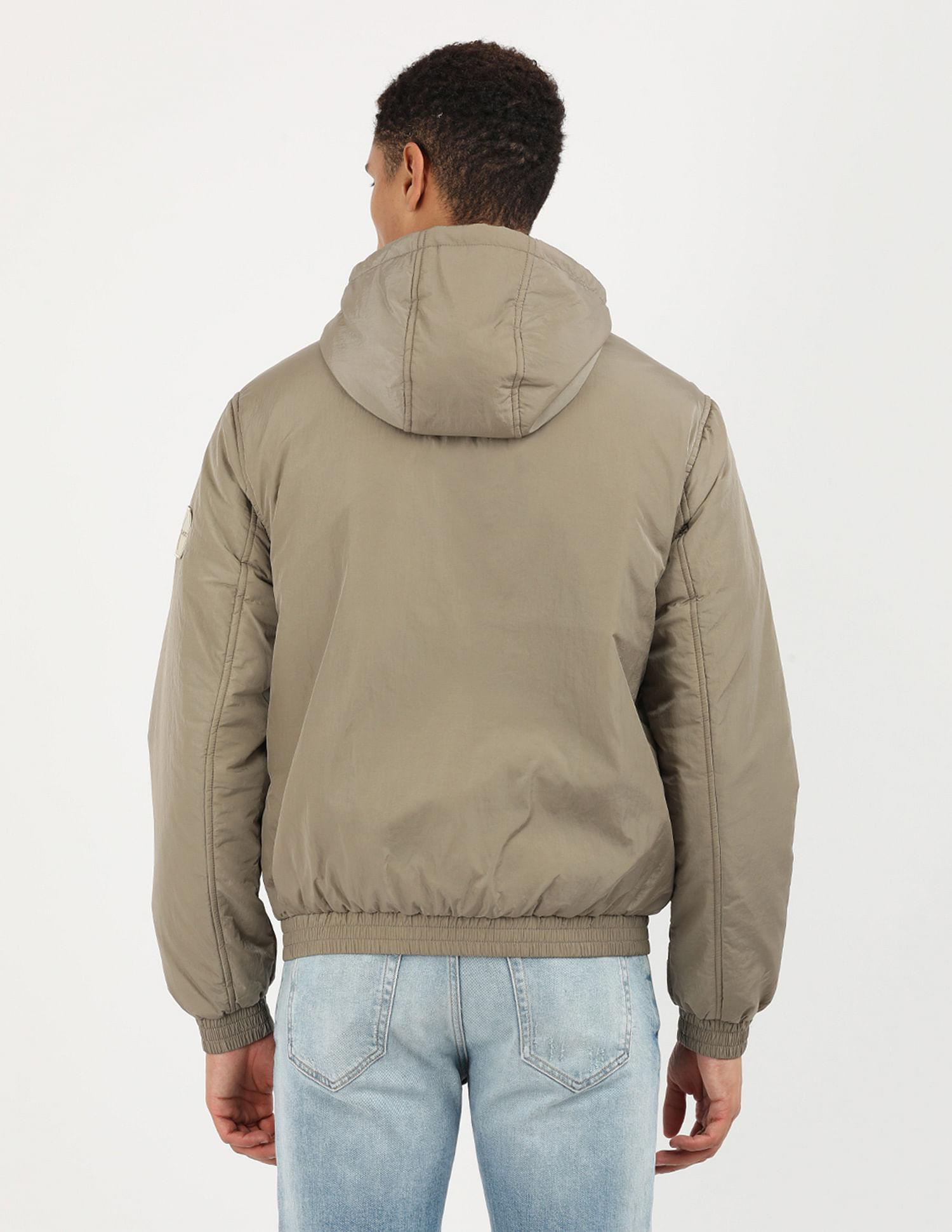 Buy Calvin Klein Jeans Padded Hooded Harrington Jacket NNNOW