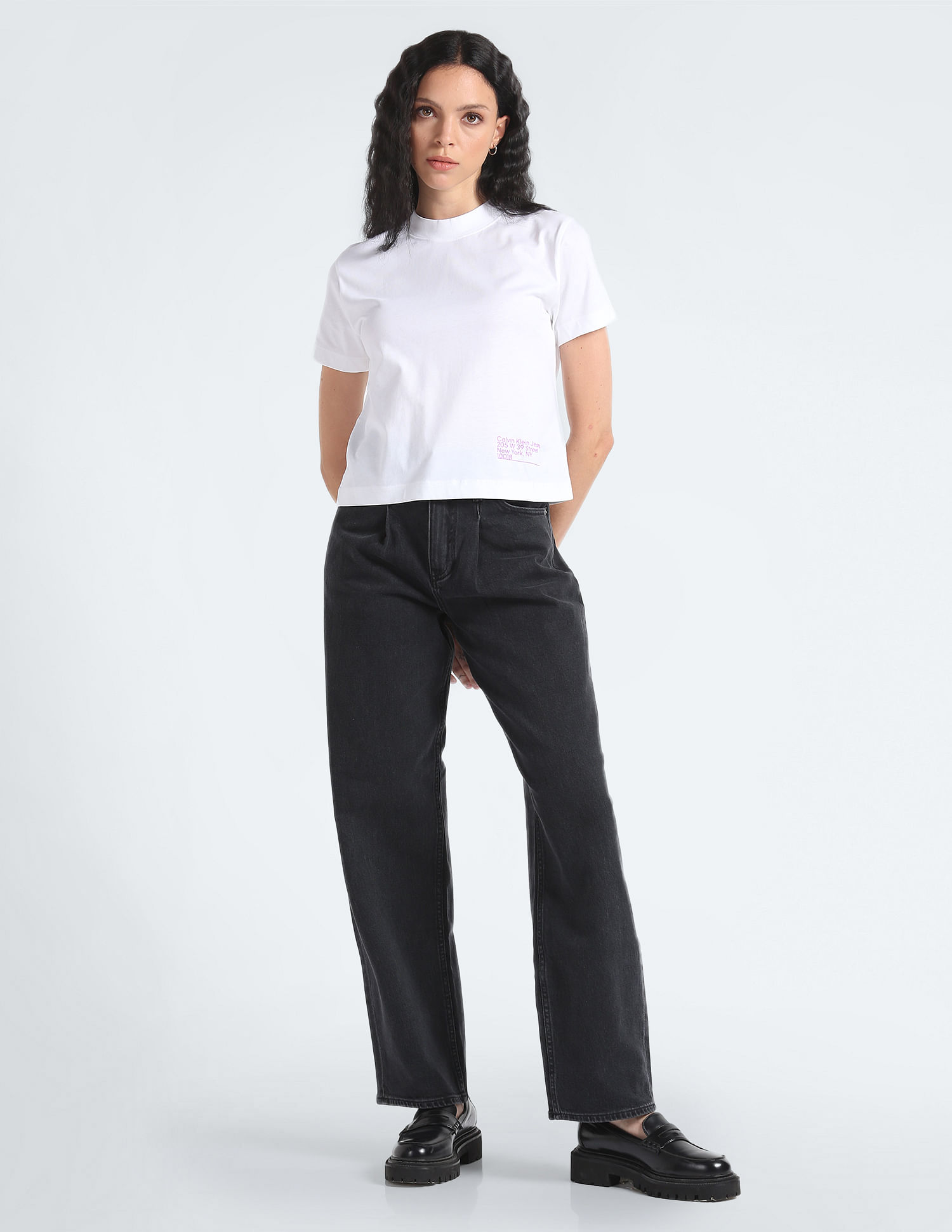 Calvin Klein Jeans 90s Straight Fit High Rise Jeans