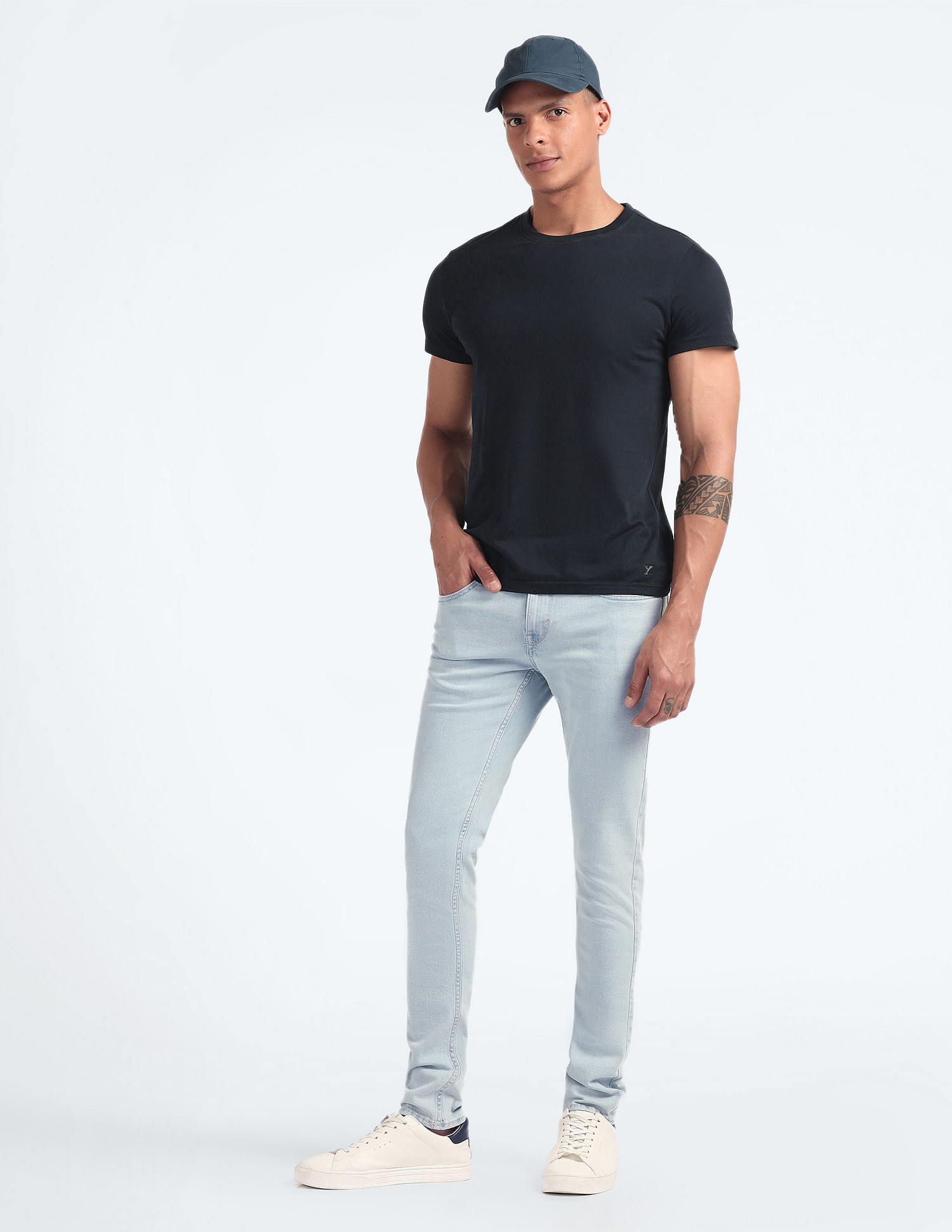 Flying Machine Jackson Super Skinny Fit Rinsed Jeans
