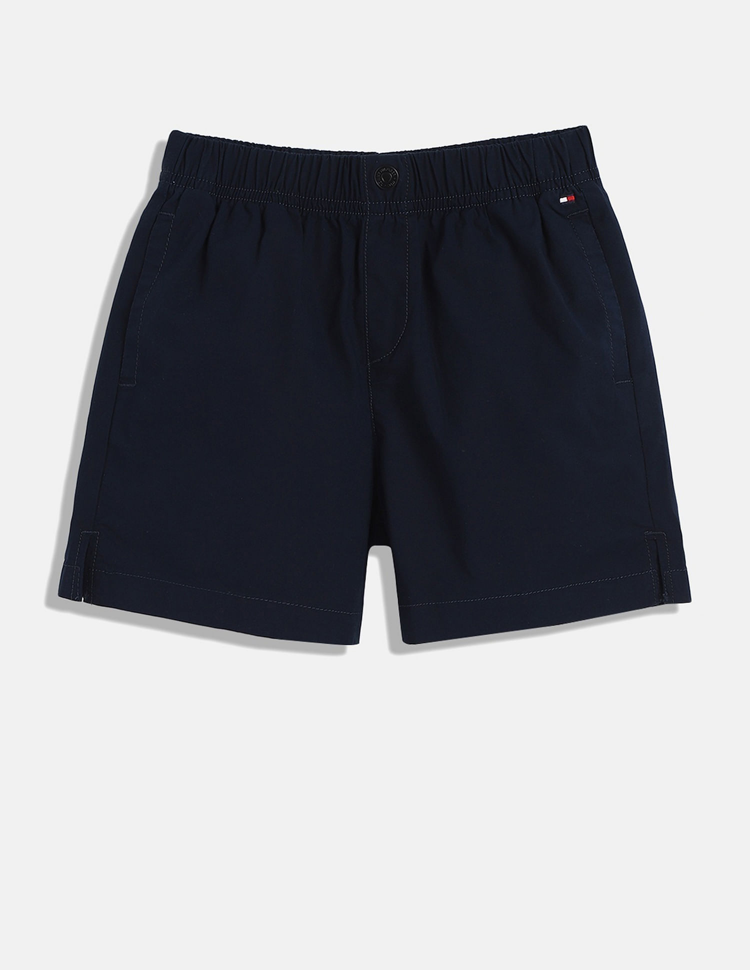 Tommy Hilfiger Kids Boys Solid Regular-Fit Cotton Shorts