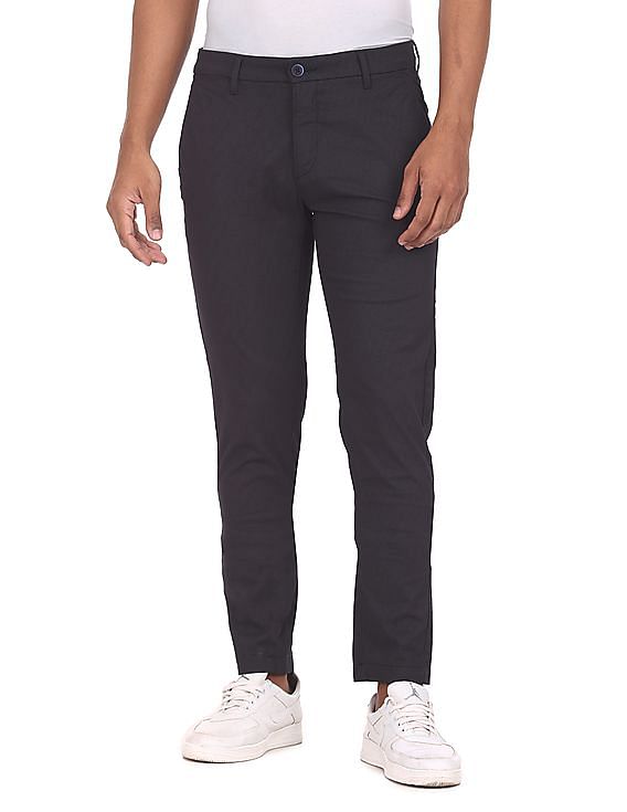 U.S. Polo Assn. Flat Front Solid Casual Trousers