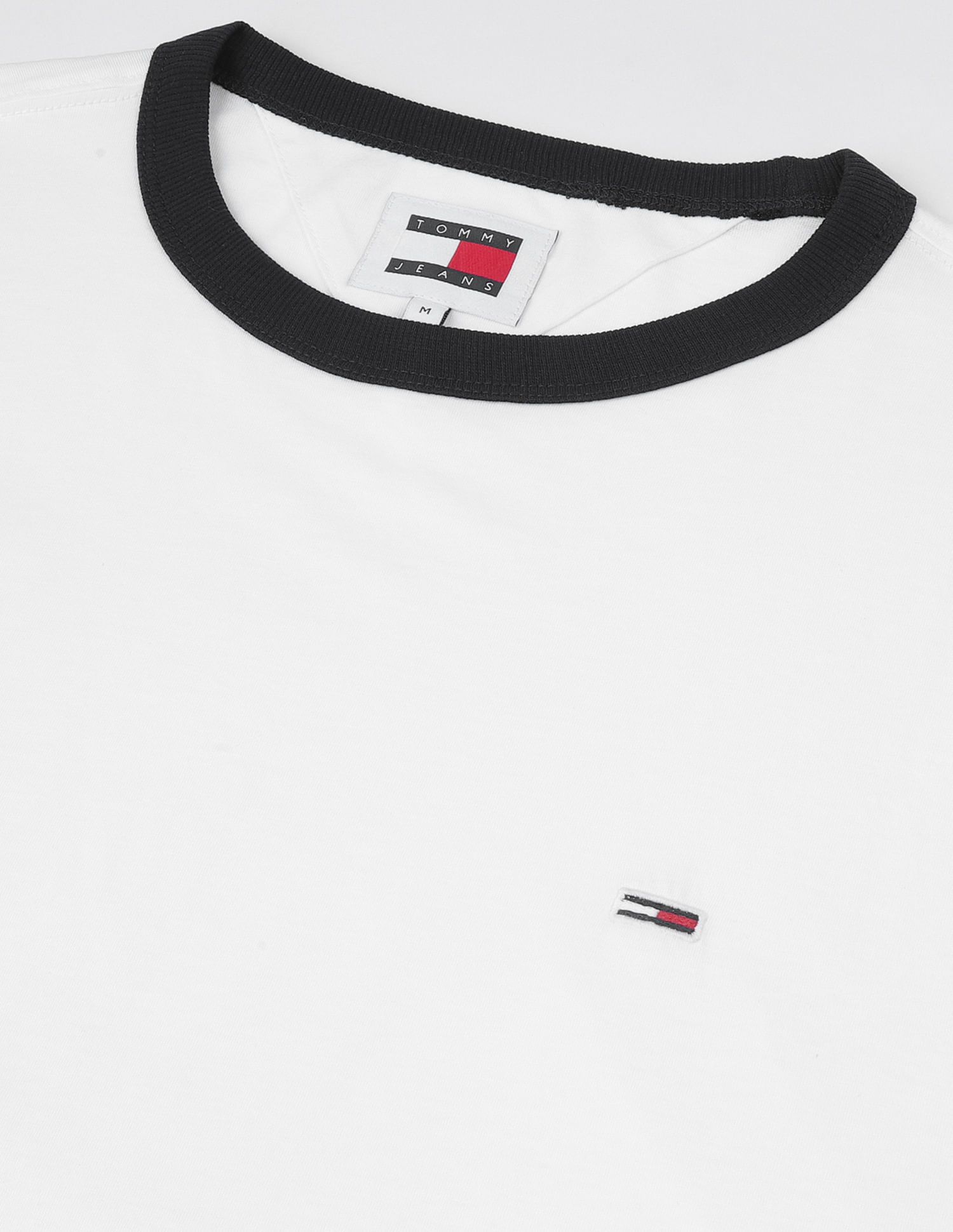 Tommy Hilfiger Slim Fit Flag Ringer T-Shirt