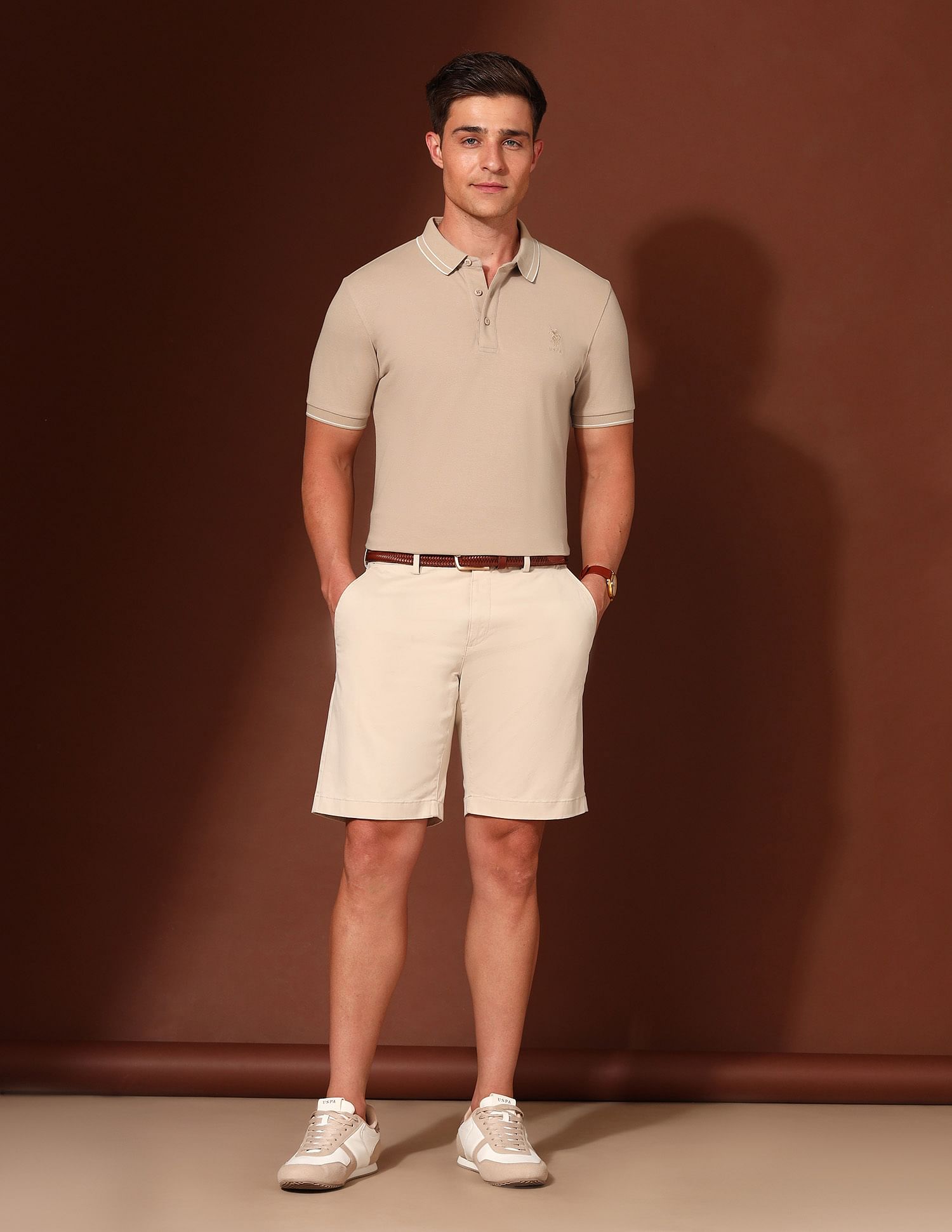 U.S. Polo Assn. Solid Working Holiday Polo Shirt