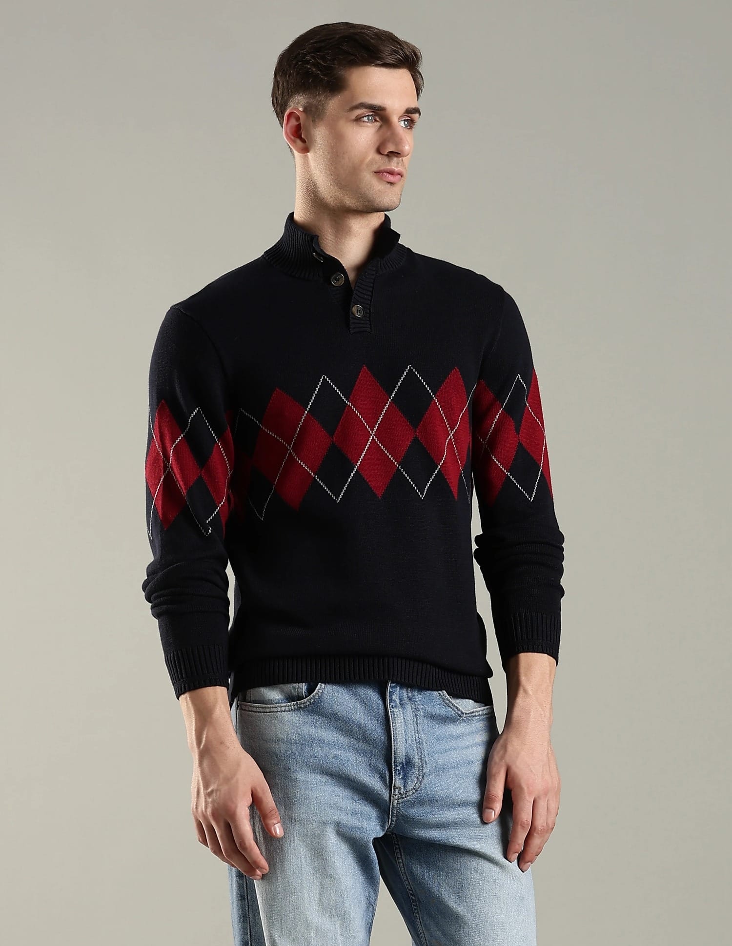 theredthread argyle fit tops Tommy Hilfiger Argyle Regular Fit