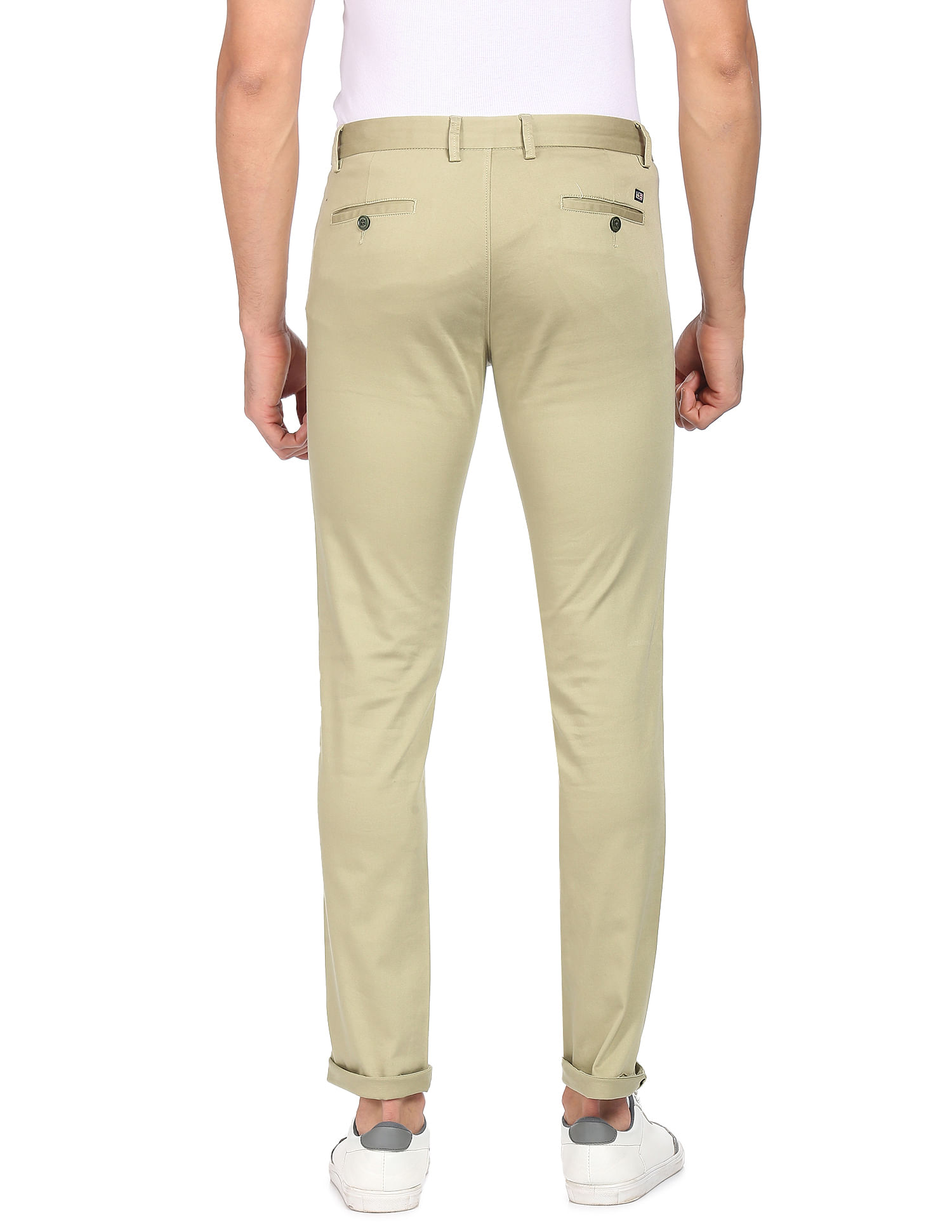 Buy Louis Philippe Beige Trousers Online  753799  Louis Philippe