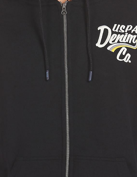 U.S. Polo Assn. Denim Co. Solid Hood Sweatshirt
