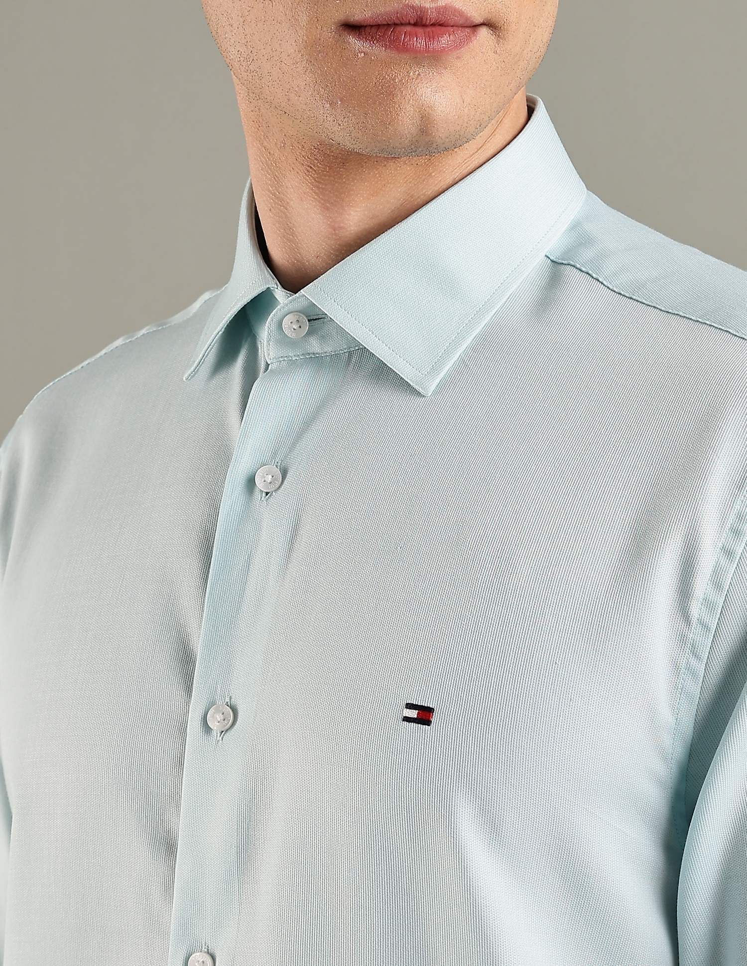 Tommy Hilfiger Solid Regular-Fit Lyocell Woven Shirt