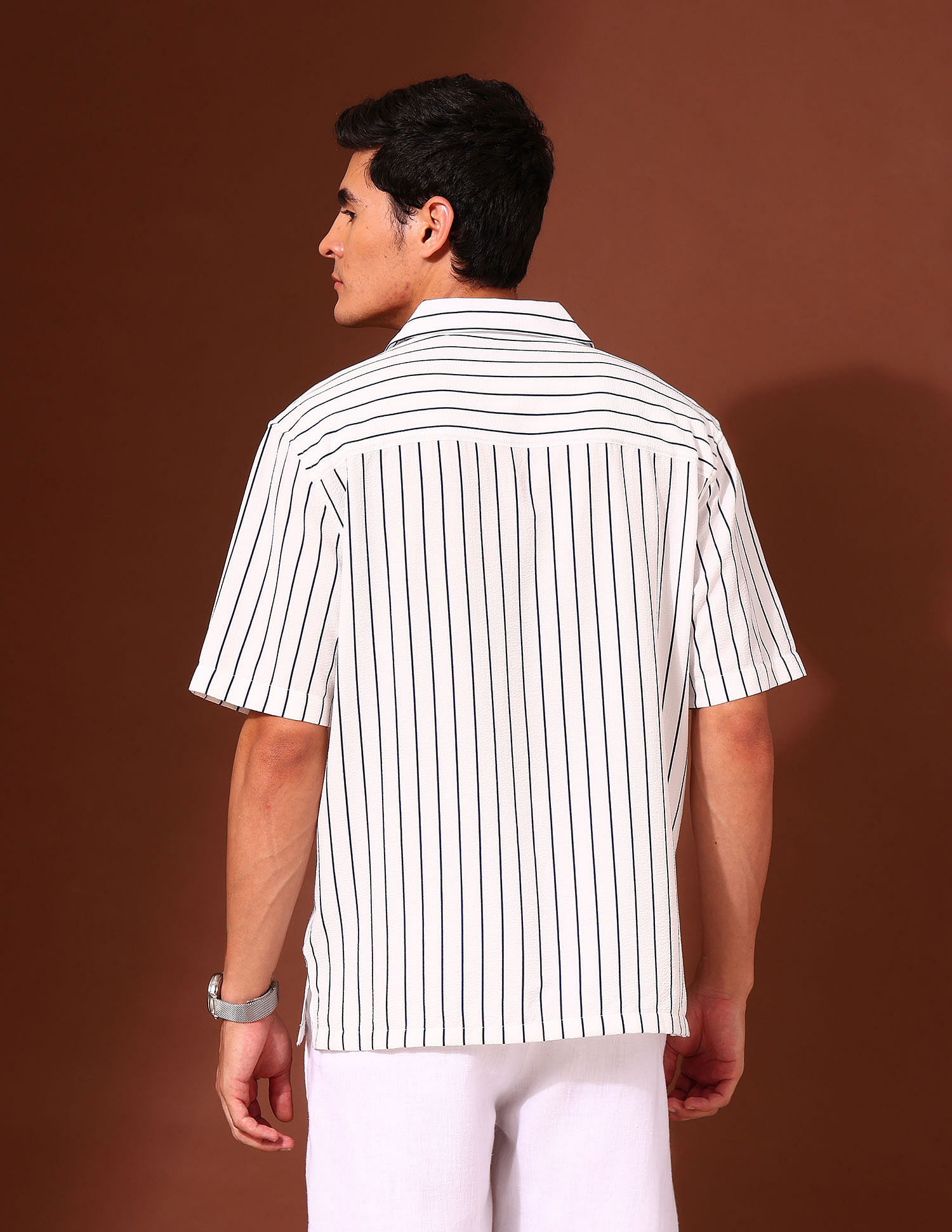 U.S. Polo Assn. Vertical Striped Tailored Fit Shirt