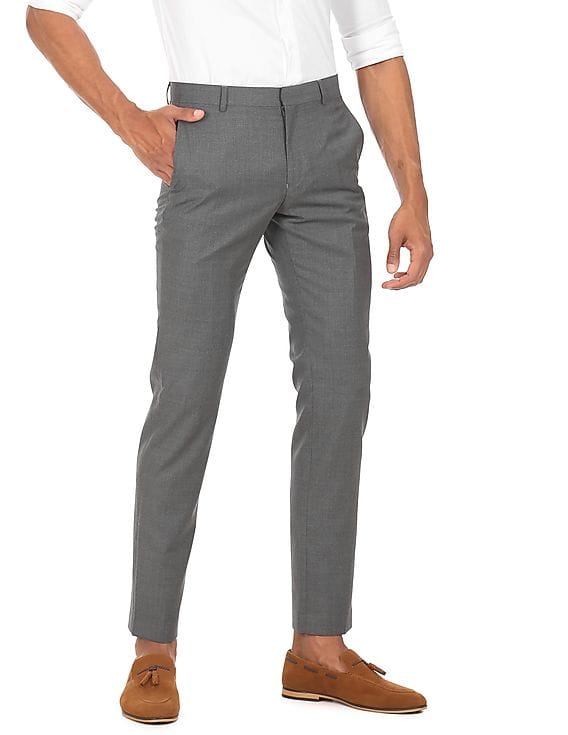Buy Tommy Hilfiger Men Grey Mid Rise 