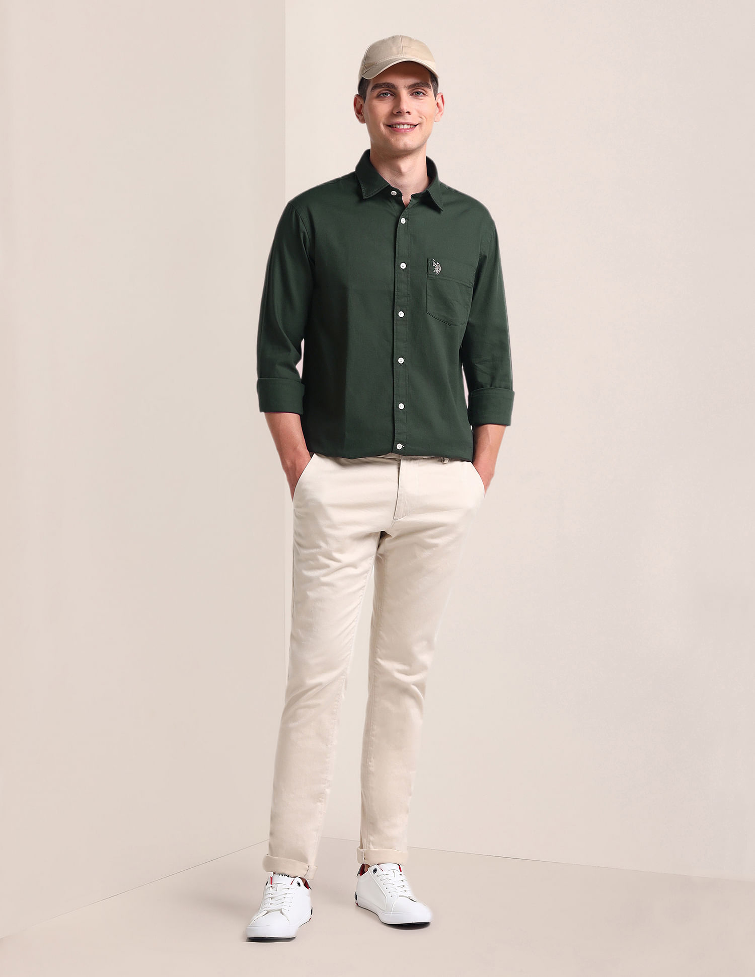 U.S. Polo Assn. Premium Cotton Dobby Shirt