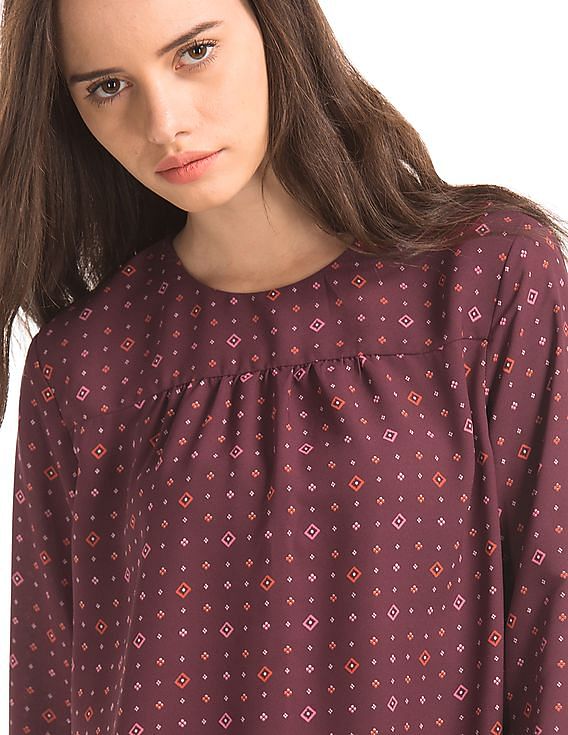 Gap red blouse new arrivals