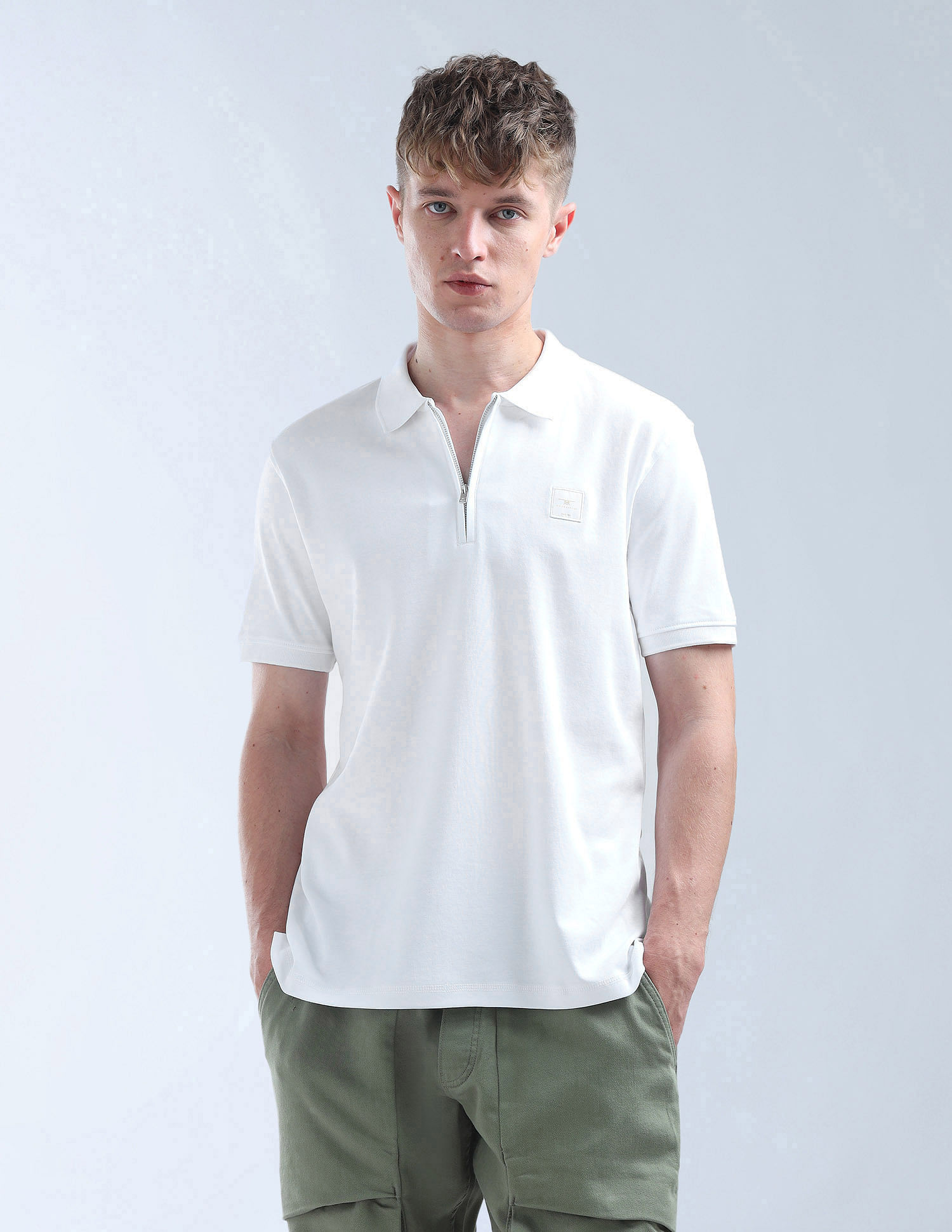 Flying Machine Pure Cotton Essentials Polo Shirt