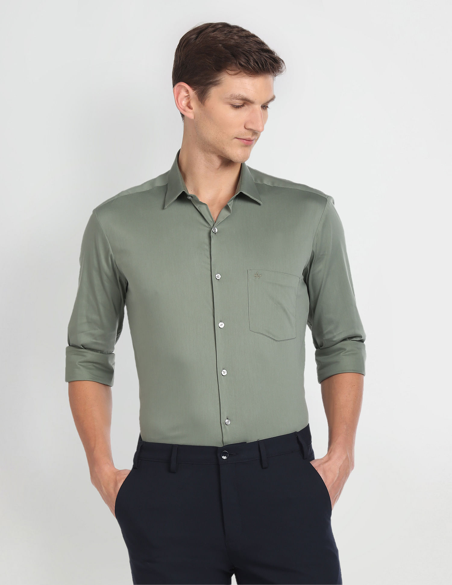 Arrow Pure Cotton Twill Shirt
