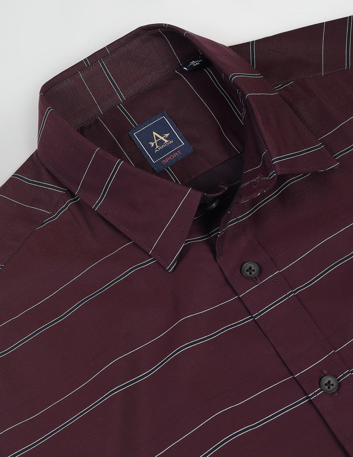 Arrow Sports Manhattan Slim Fit Cotton Shirt