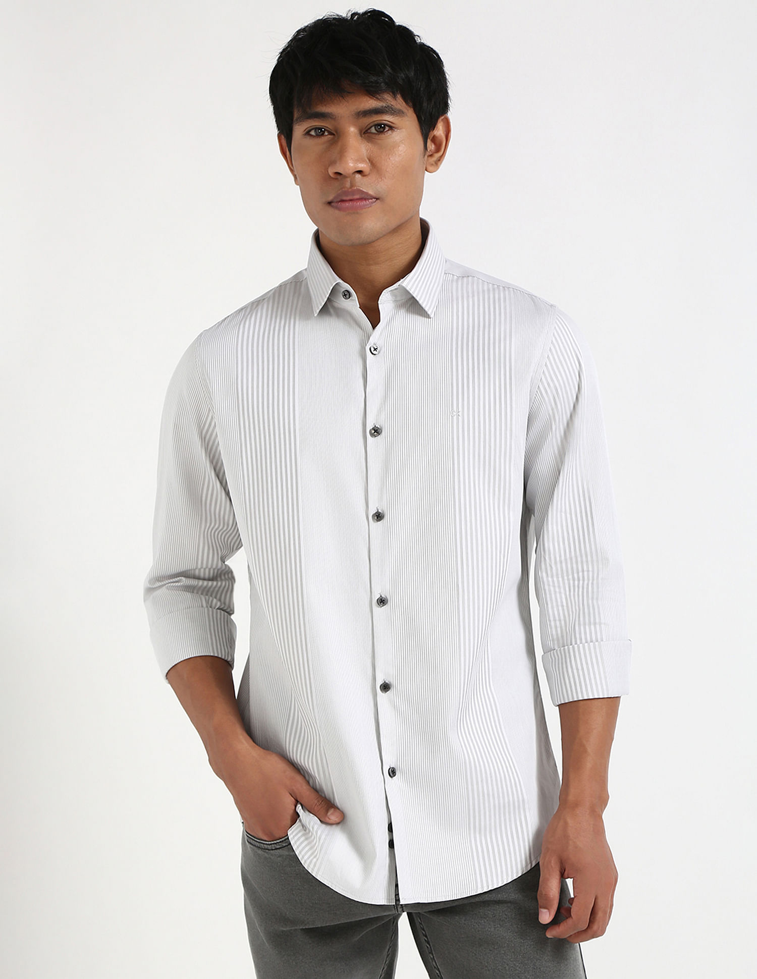 Calvin Klein Jeans Slim Fit Twill Shirt