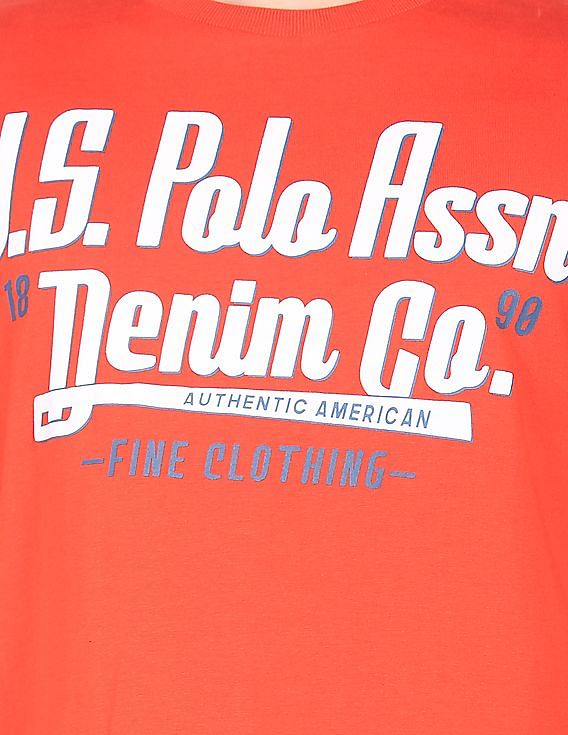 U.S. Polo Assn. Denim Co. Crew Neck Graphic Print T-Shirt