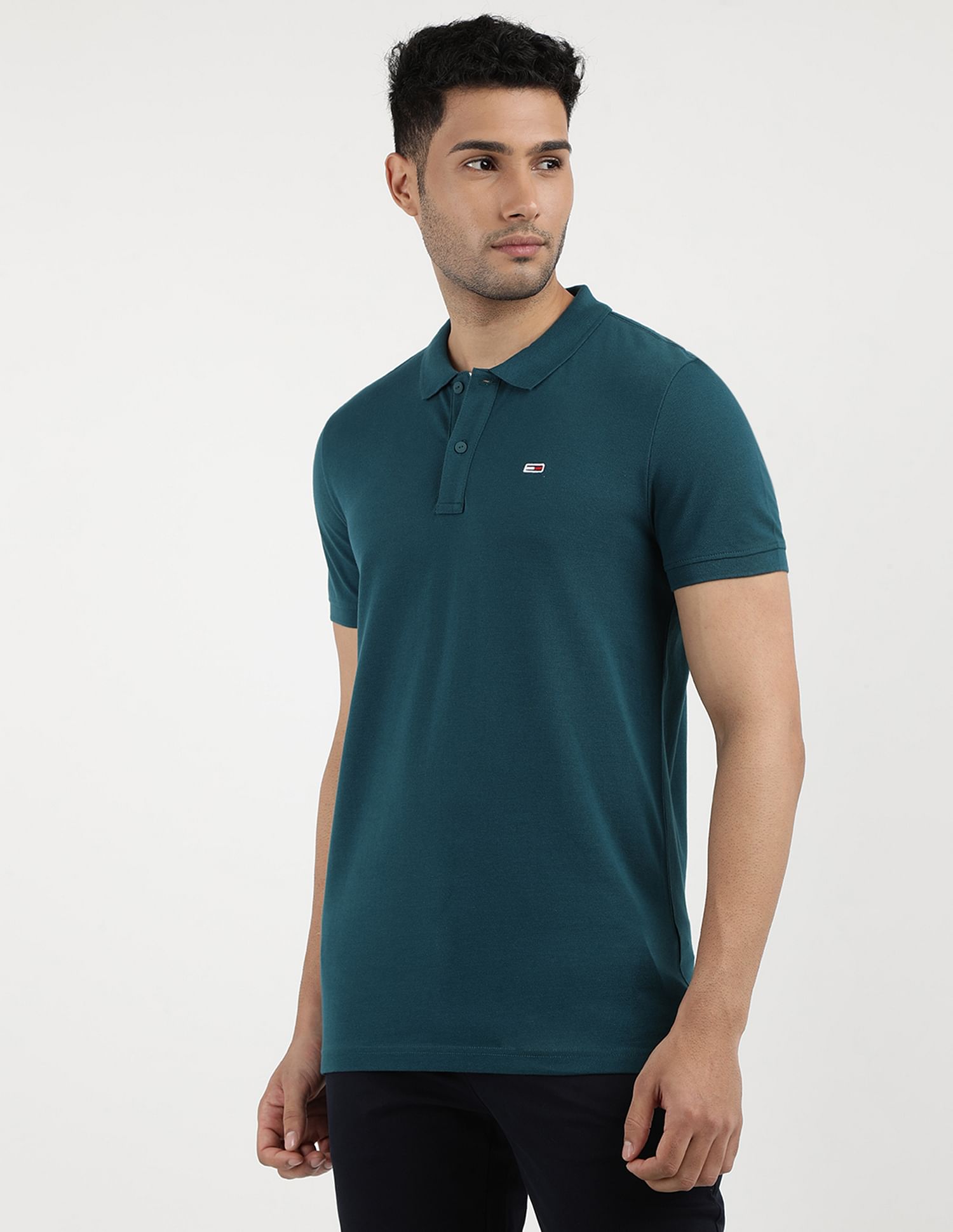 Tommy Hilfiger Solid Slim Fit Polo Shirt