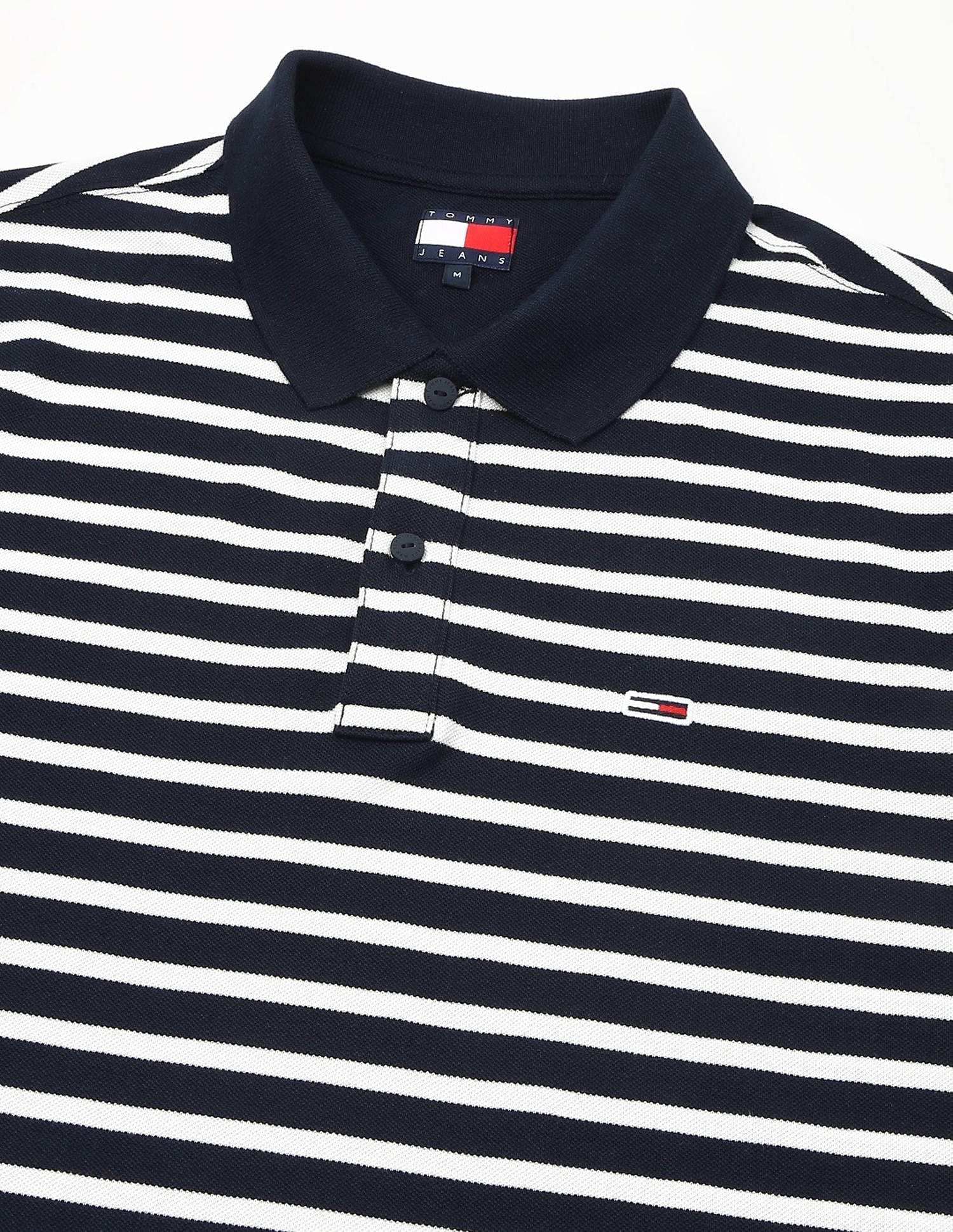 Tommy Hilfiger Striped Slim-Fit Cotton Polo Shirt