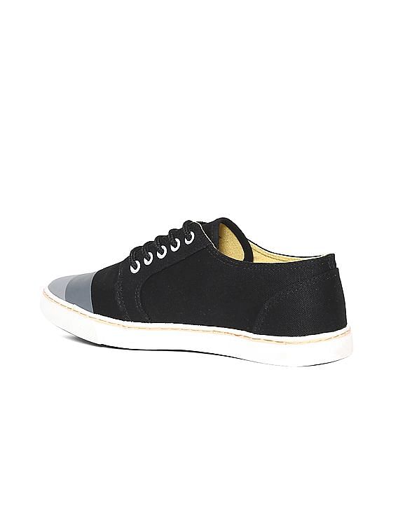 Flying Machine Men Colour Blocked Alan Canvas Sneakers