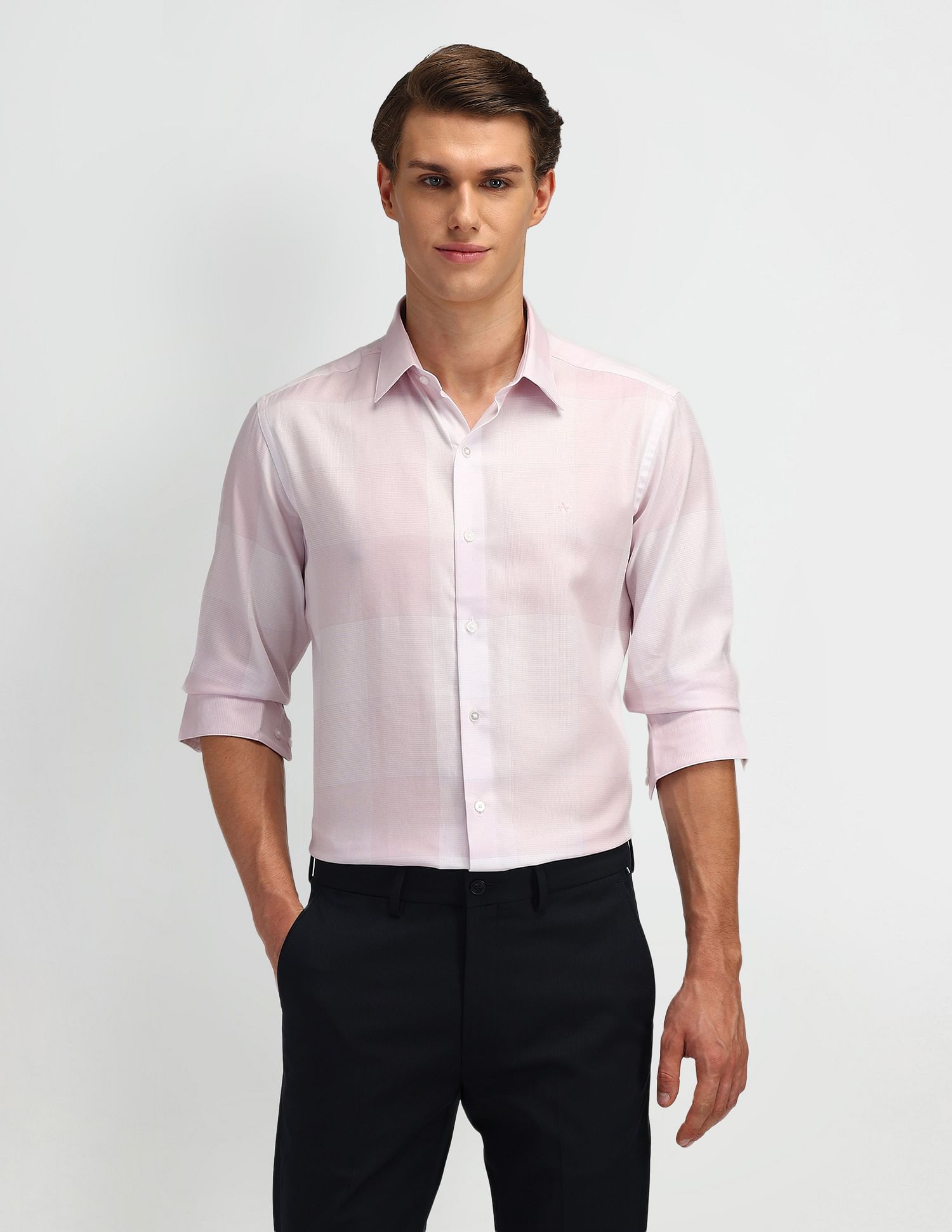 Arrow Newyork Manhattan Slim Fit Cotton Shirt