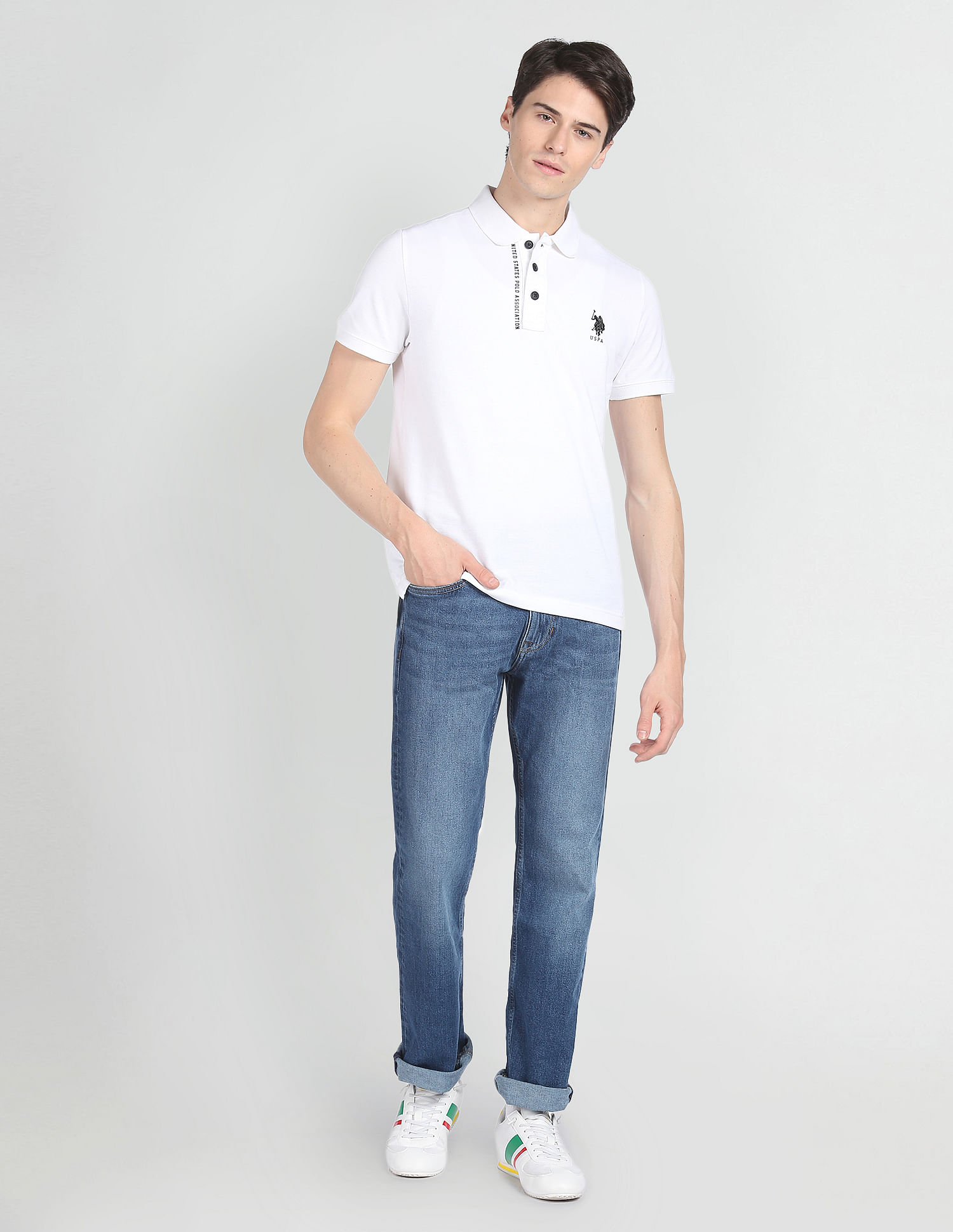 U.S. Polo Assn. Denim Co. Connor Bootcut Fit Blue Jeans