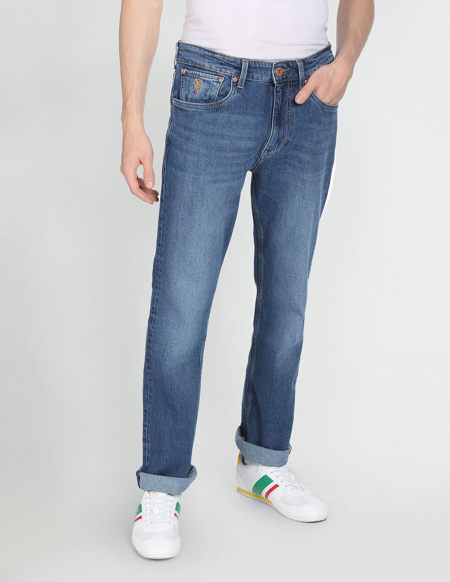 U.S. Polo Assn. Denim Co. Connor Bootcut Fit Blue Jeans