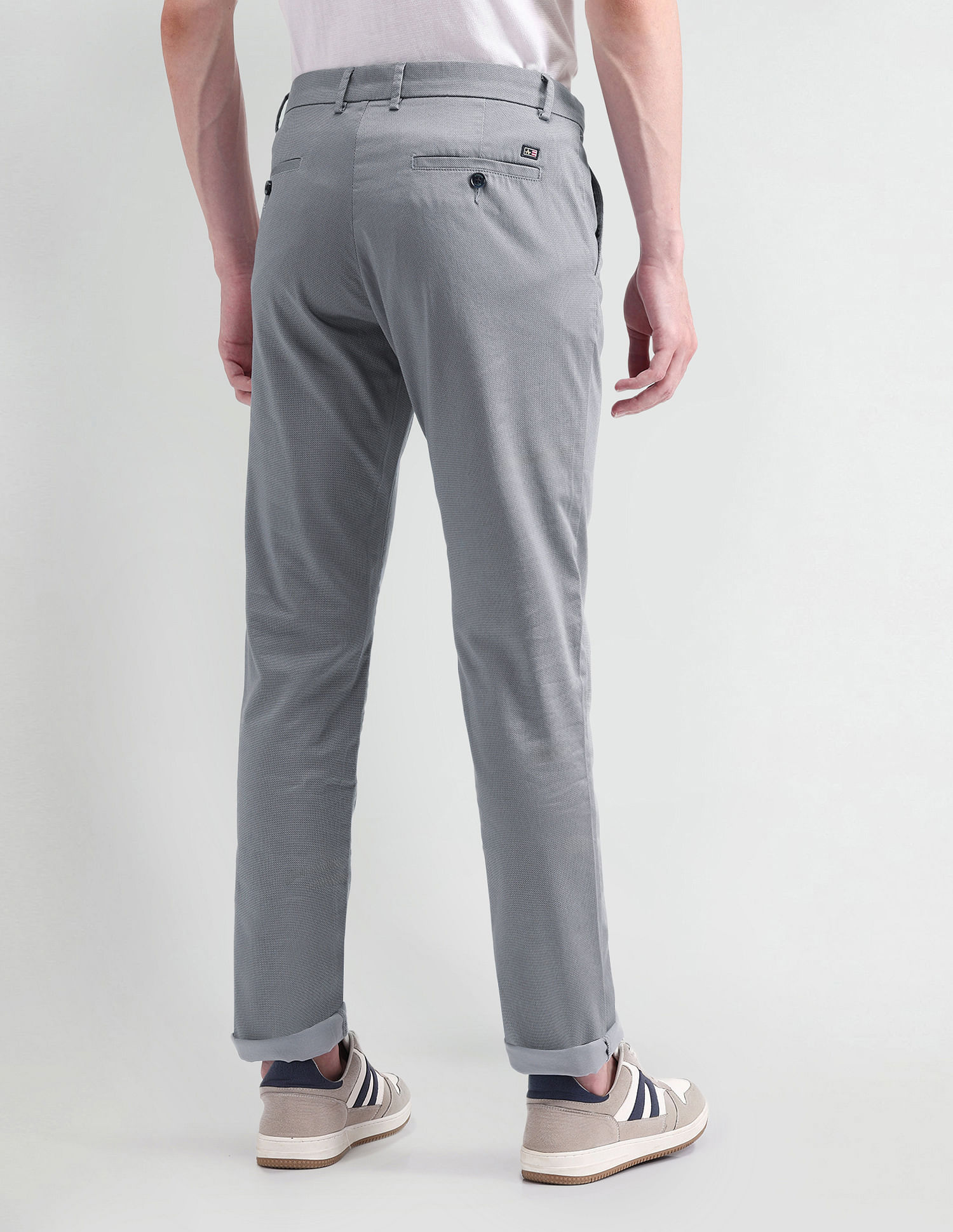Arrow Sport Slim Fit Satin Trousers