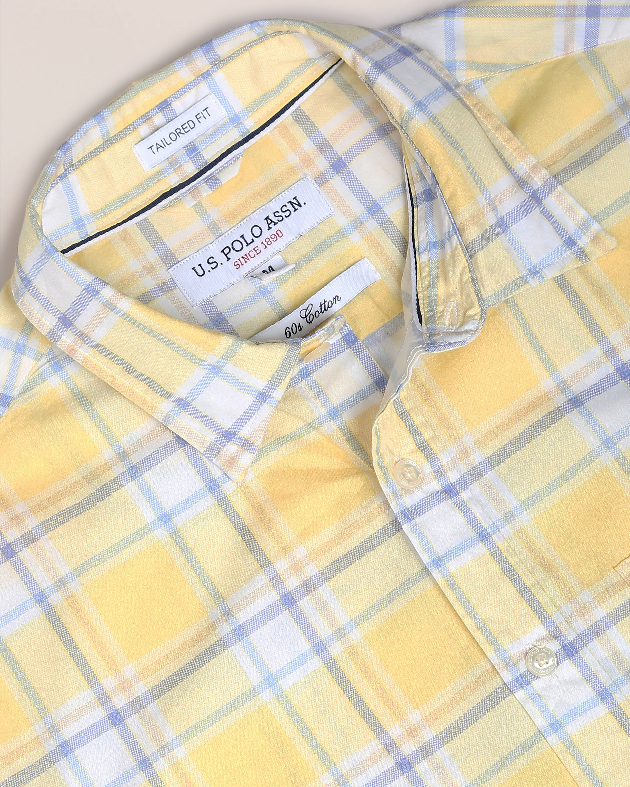 U.S. Polo Assn. Tailored Fit Tartan Check Casual Shirt