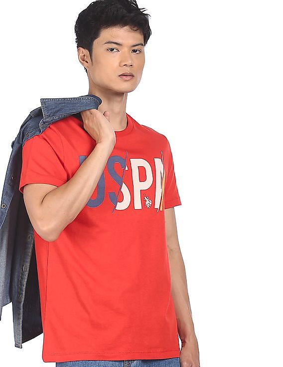 U.S. Polo Assn. Denim Co. Round Neck Printed T-Shirt