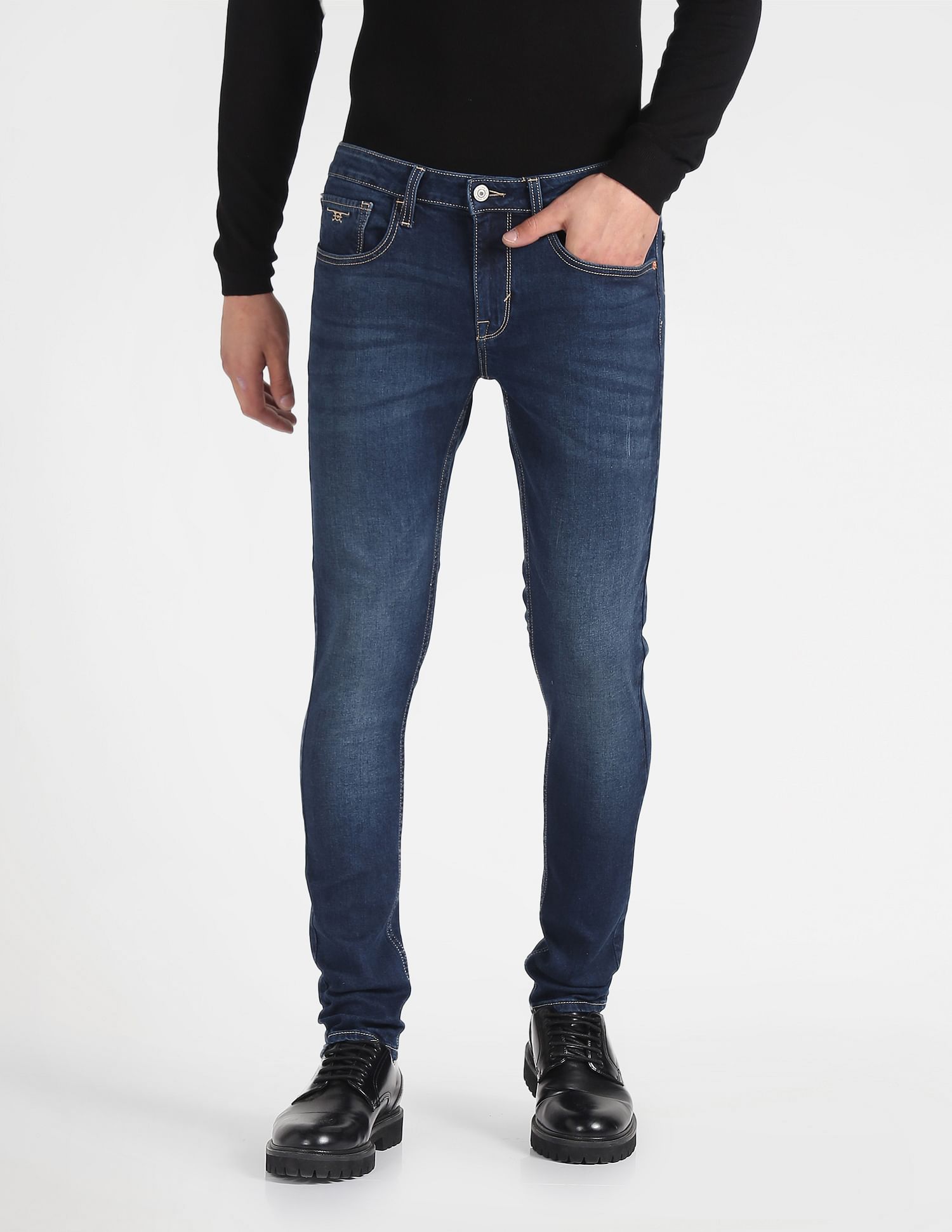 Flying Machine Jackson Super Skinny Fit Low Rise Jeans