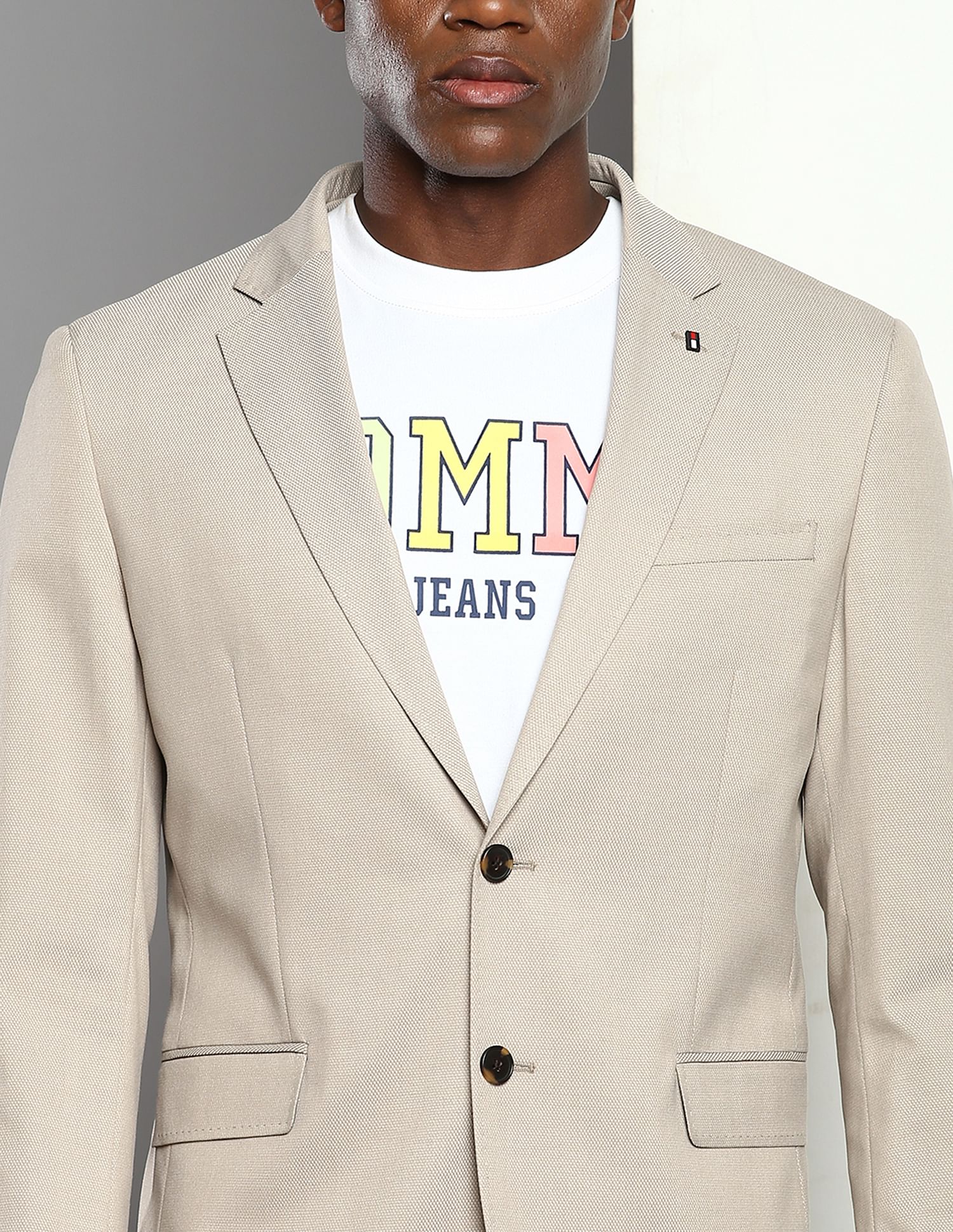 Tommy Hilfiger Yarn Dyed Dobby Blazer
