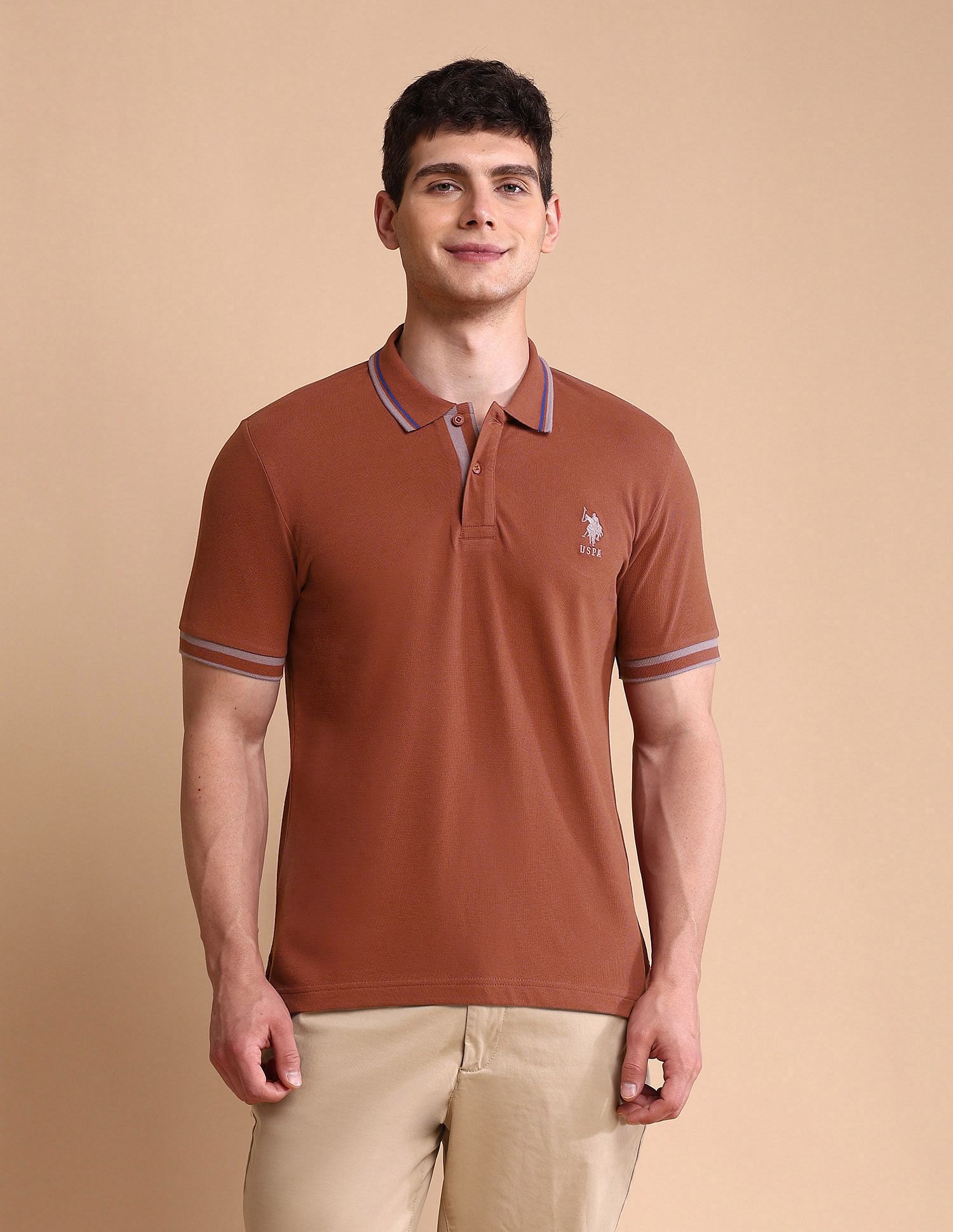 U.S. Polo Assn. Pure Cotton Slim Fit Polo Shirt