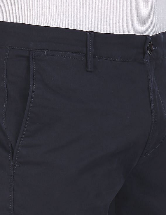 U.S. Polo Assn. Austin Tapered Fit Solid Trousers