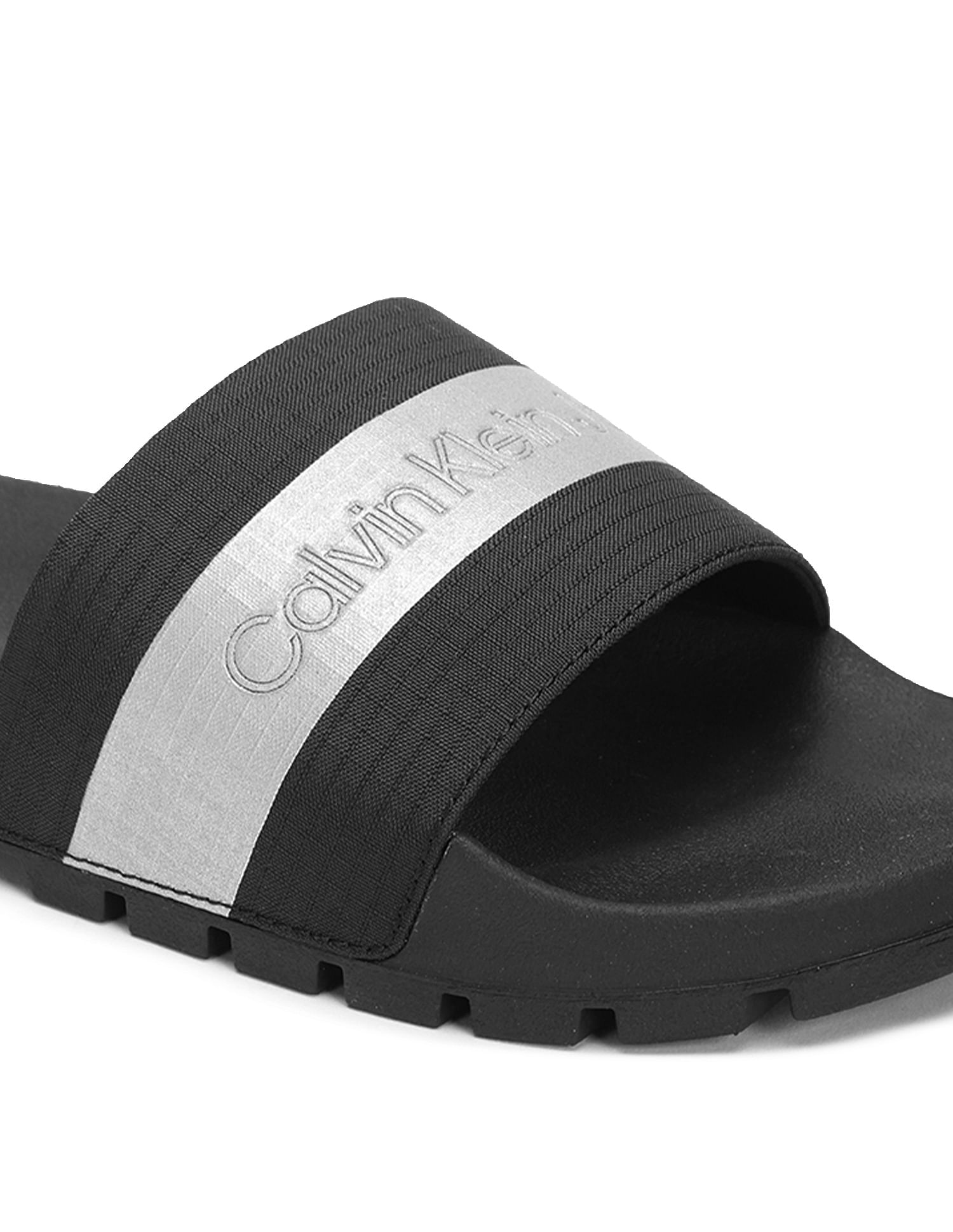 Calvin klein best sale mackee slides