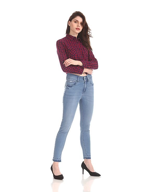 Buy Flying Machine Women Twiggy Super Skinny Fit Tuck In Jeans