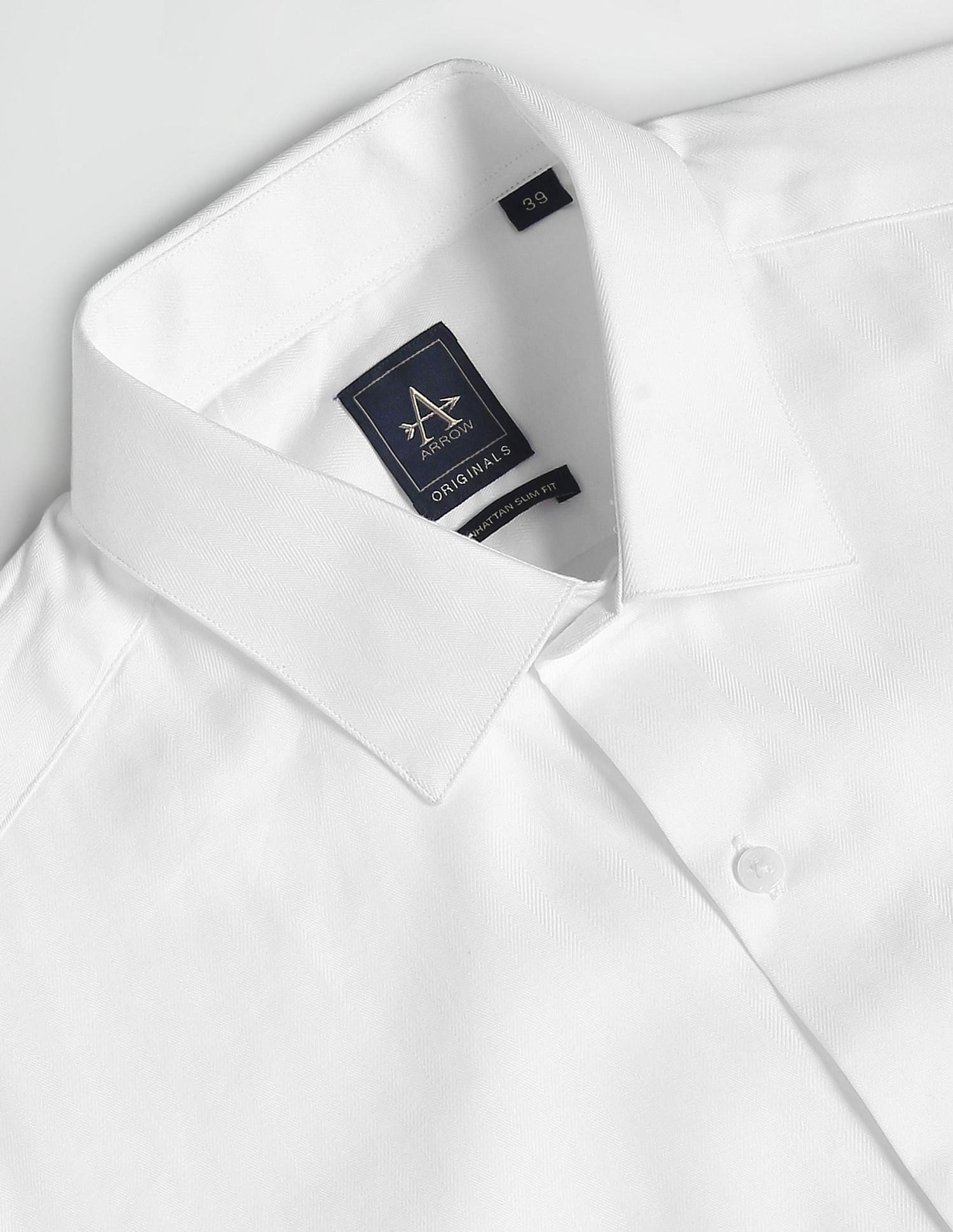 Arrow Cotton Patterned Twill Shirt