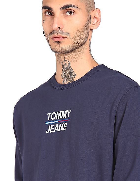 Tommy hilfiger navy sweatshirt new arrivals