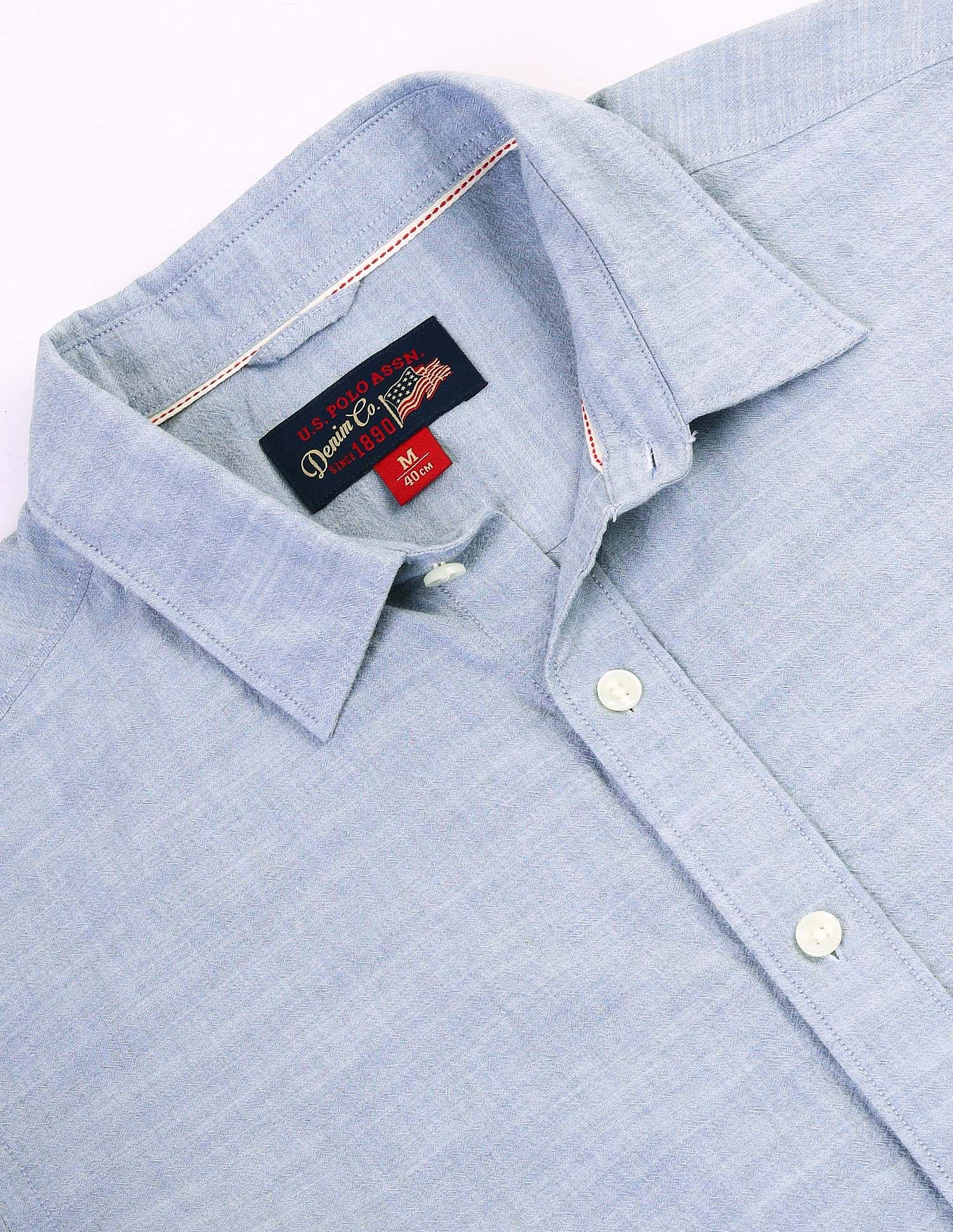 U.S. Polo Assn. Denim Co. Textured Slim Shirt