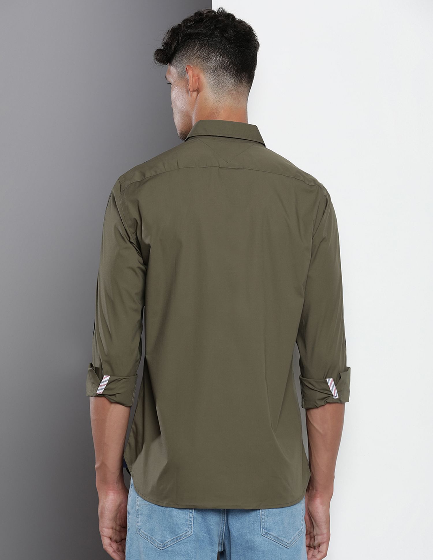 Tommy jeans tape detail shirt hotsell