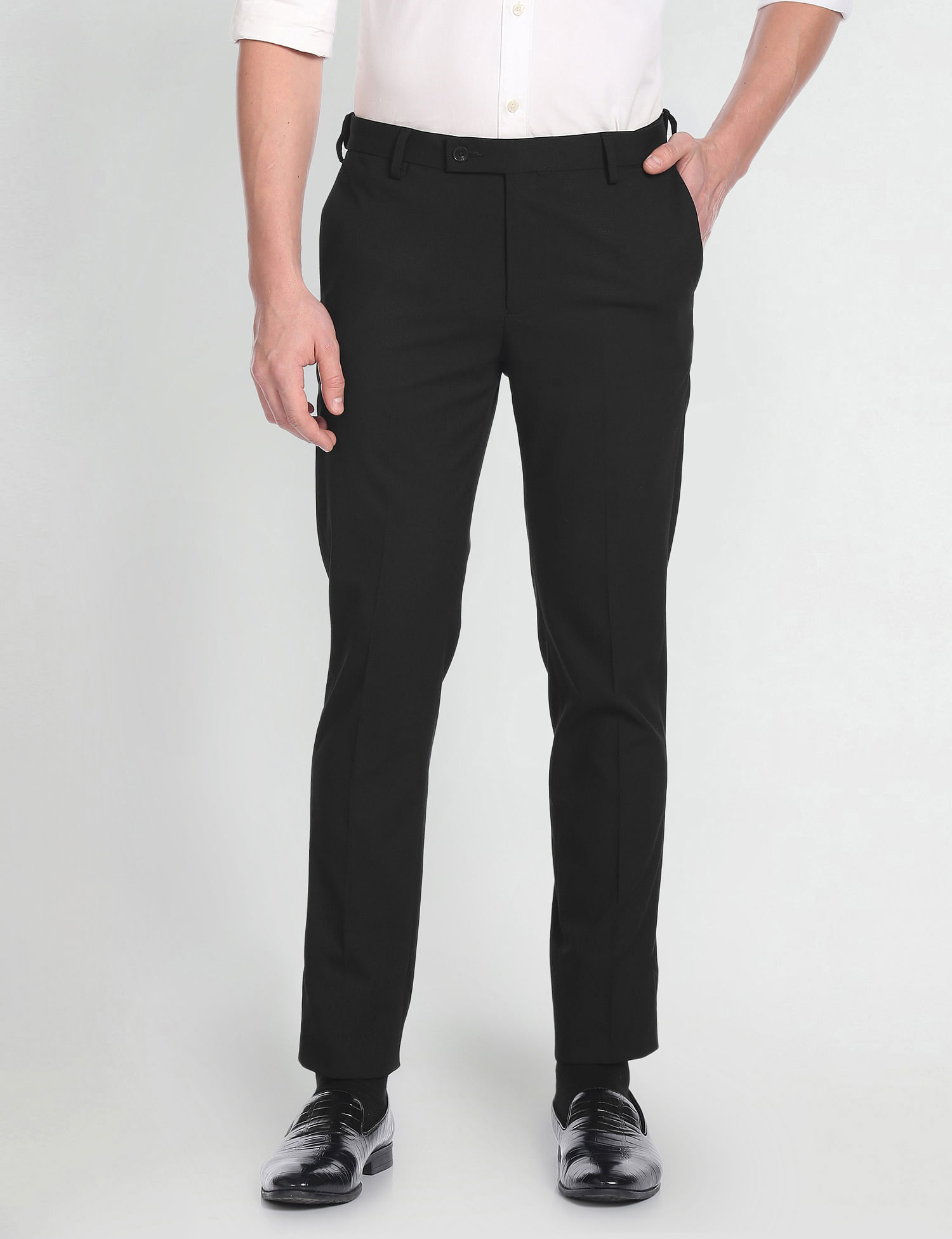 Arrow Geometric Dobby Autoflex Trousers