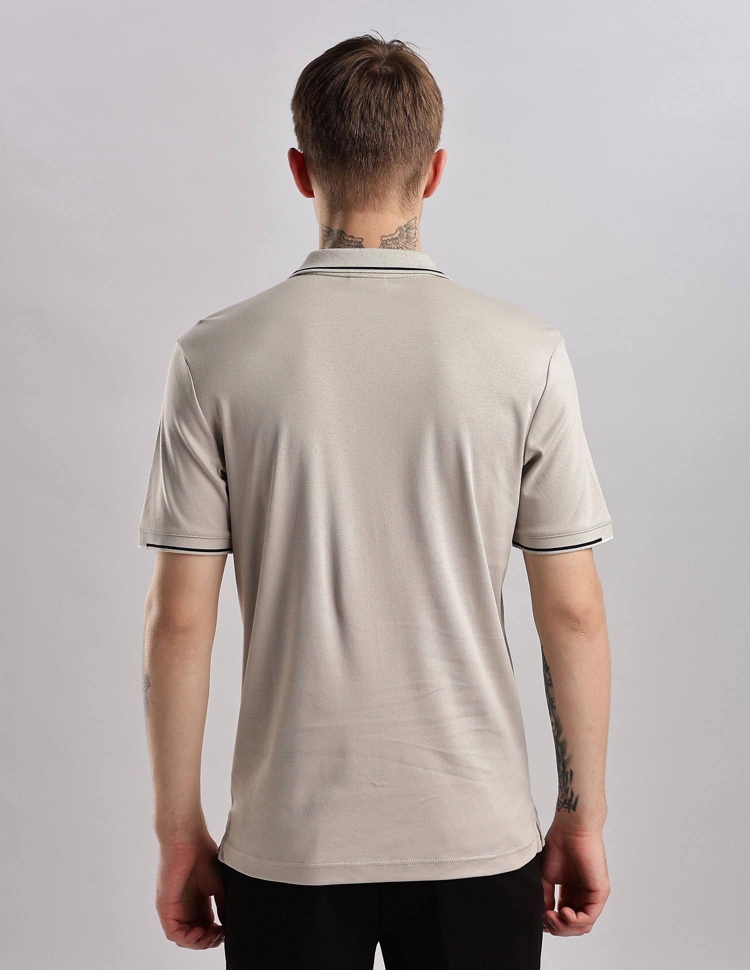 Calvin Klein Jeans Solid Slim Fit Cotton Polo Shirt