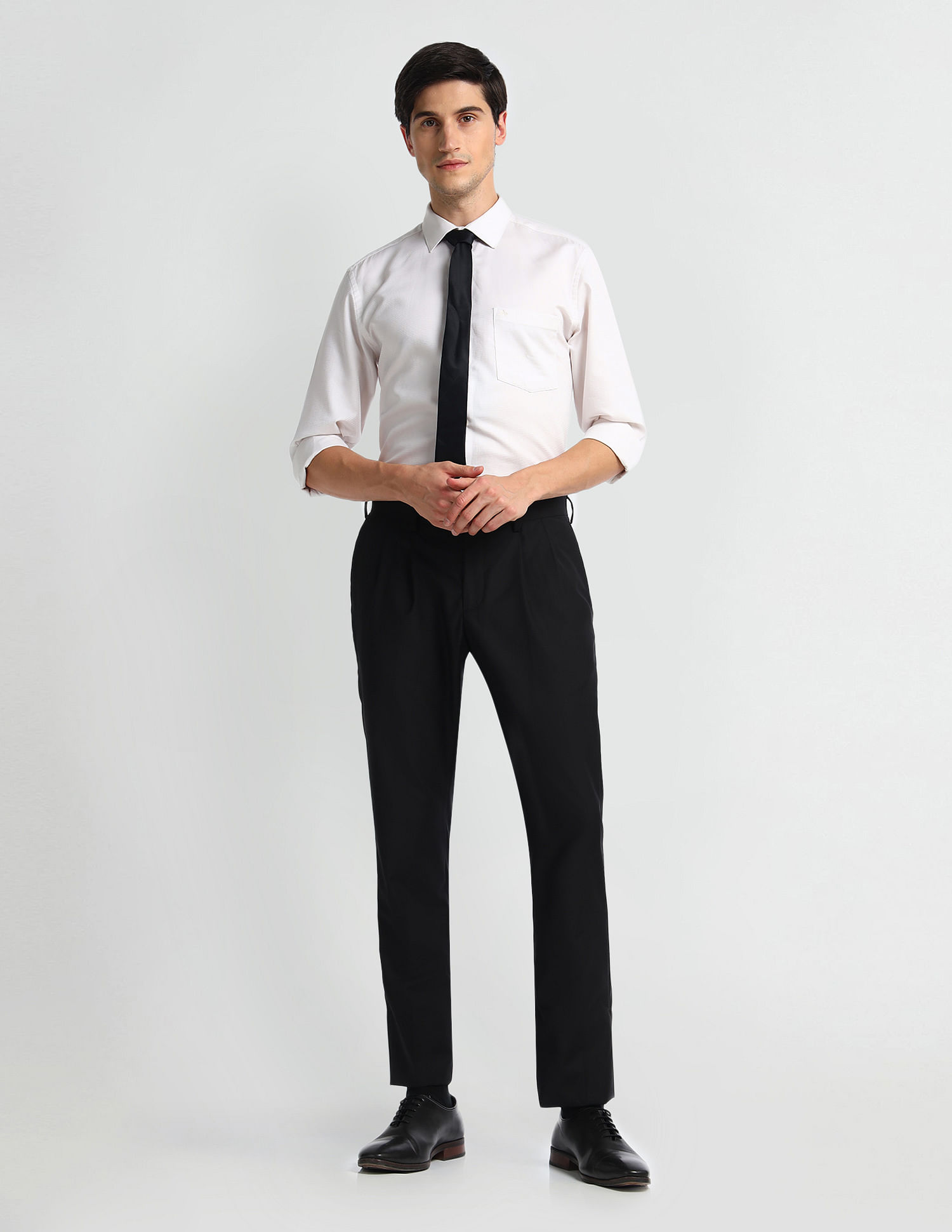 Arrow Smart Flex Slim Trousers