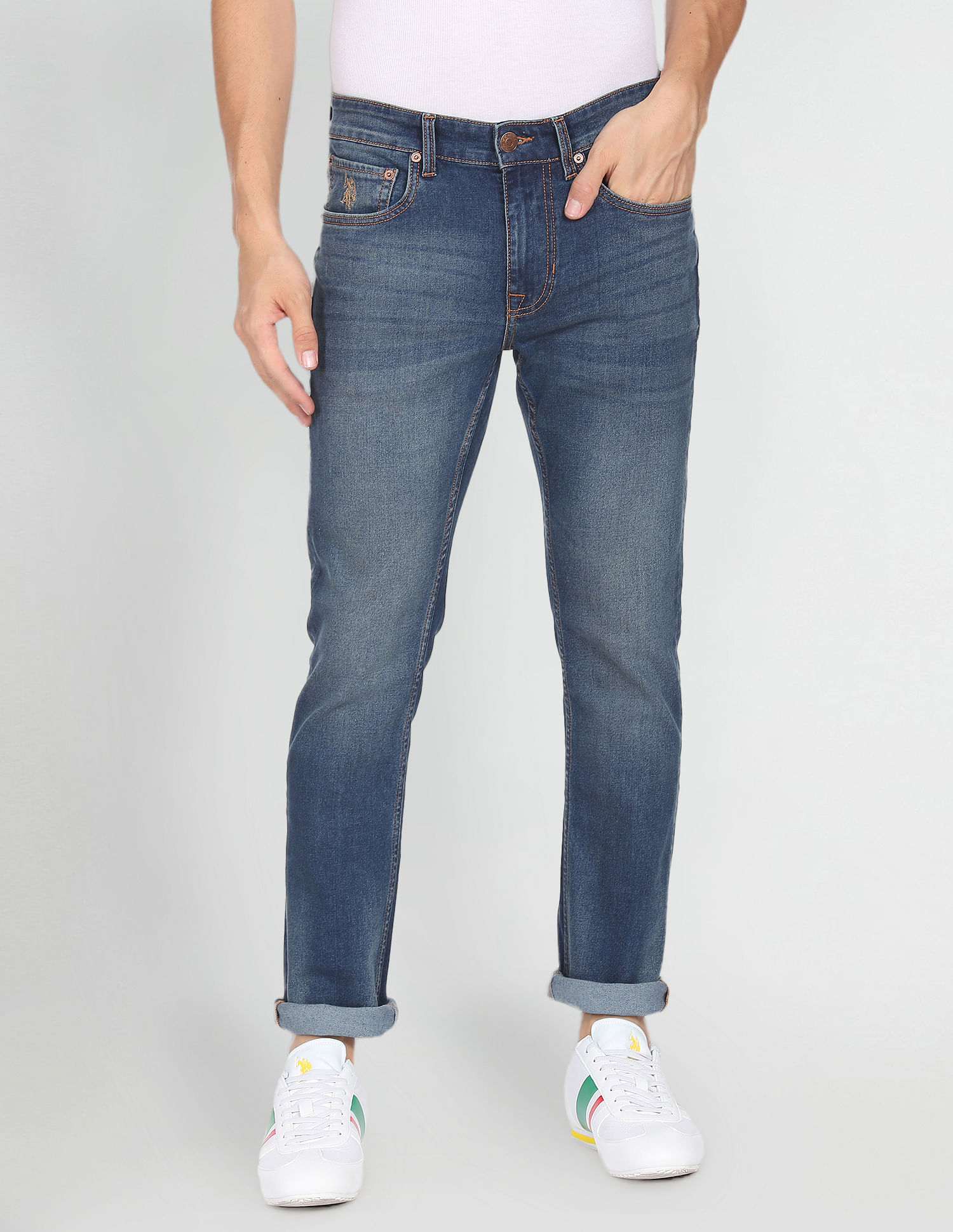 U.S. Polo Assn. Denim Co. Regallo Skinny Fit Blue Jeans
