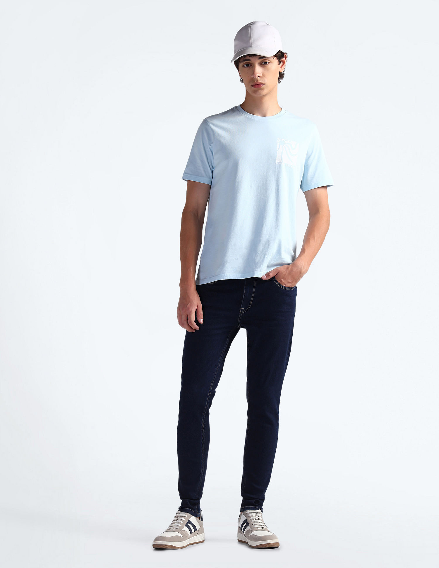 Flying Machine Morrison Skinny Cropped Jeans