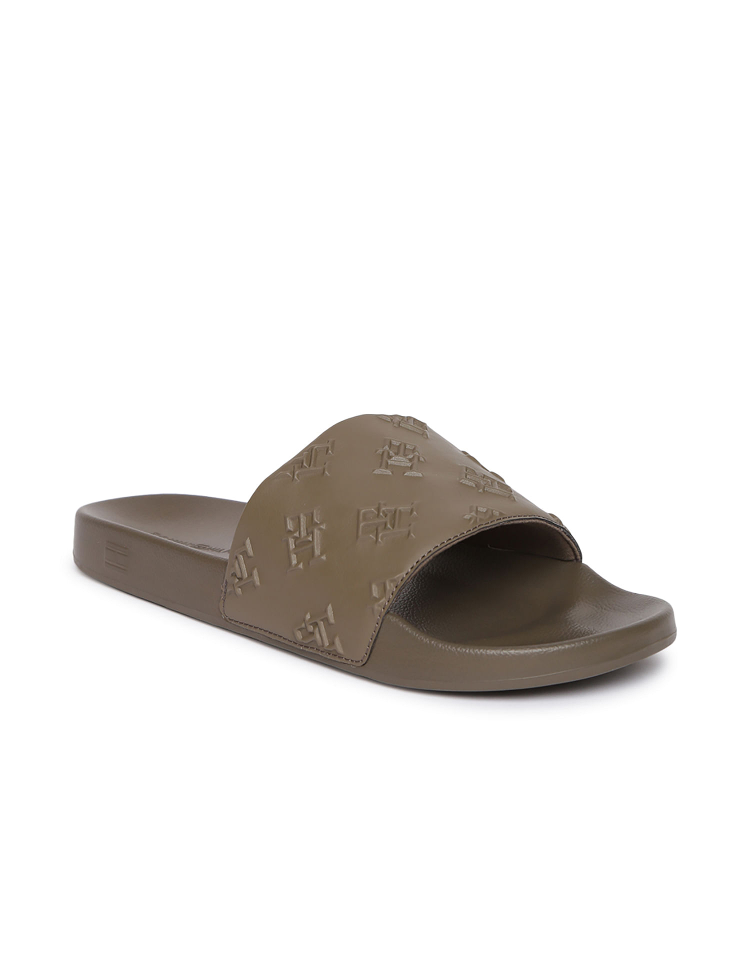 Buy Tommy Hilfiger Men Embossed Pool Slides NNNOW