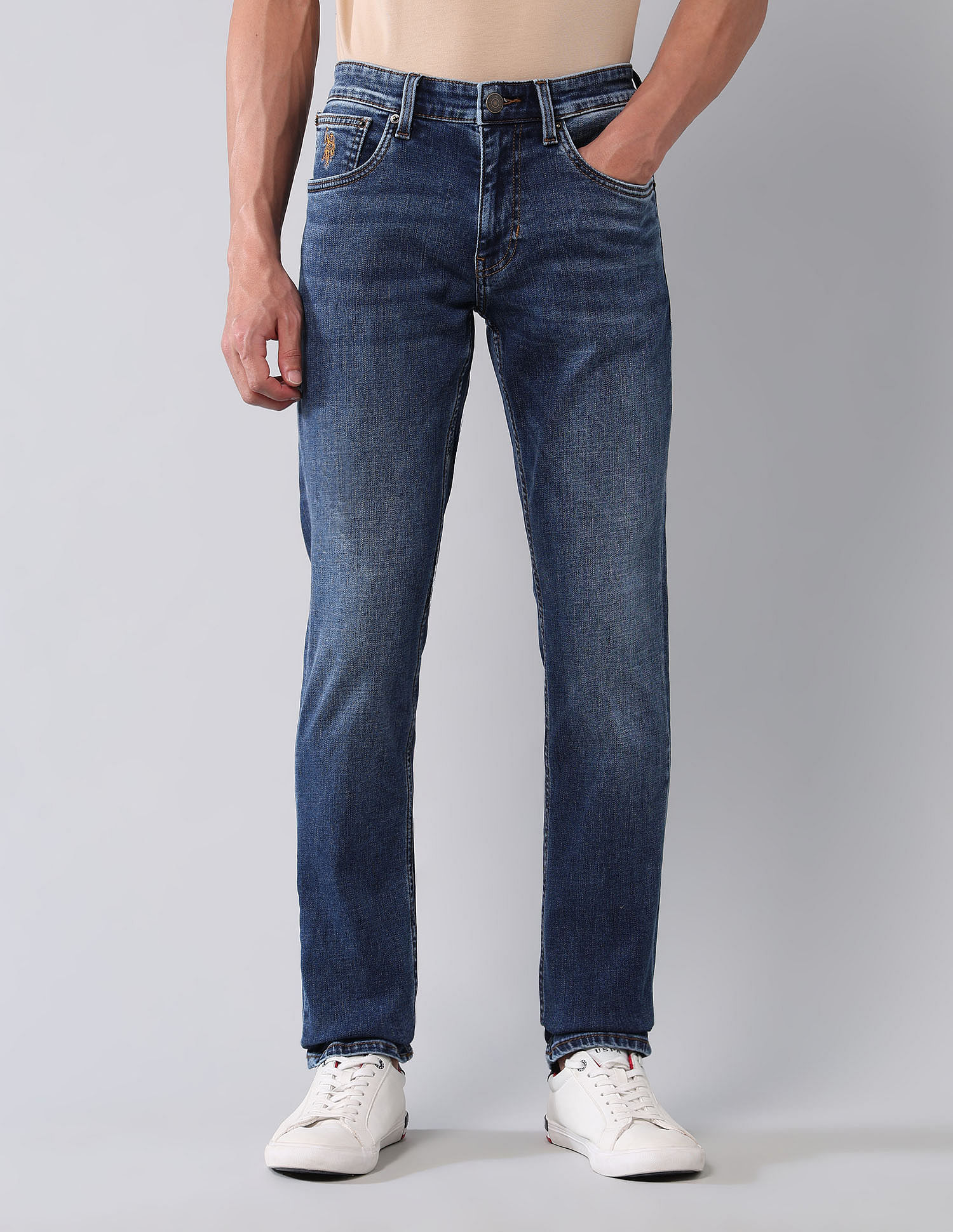U.S. Polo Assn. Denim Co. Brandon Slim Tapered Fit Vintage Jeans
