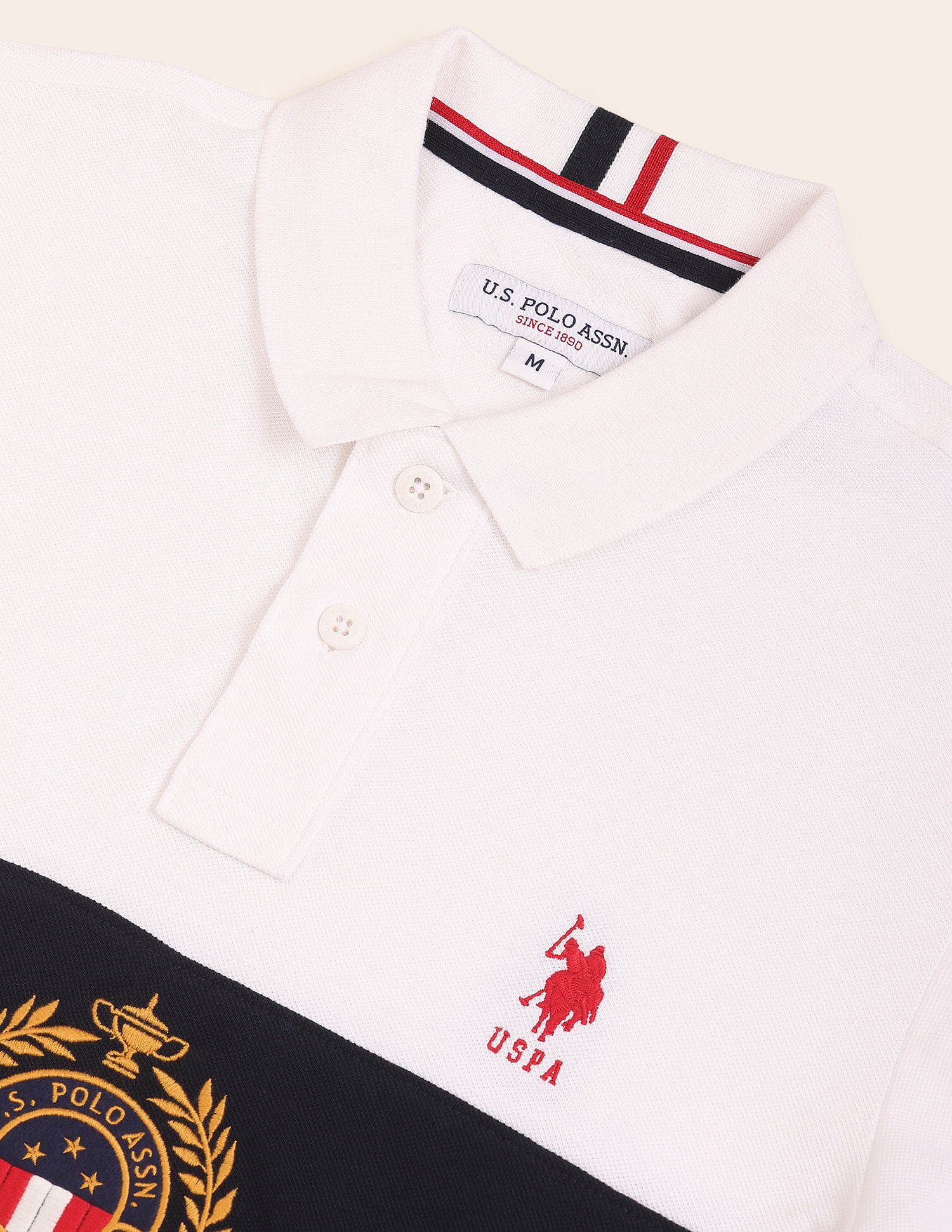 U.S. Polo Assn. Crest Embroidered Polo Shirt